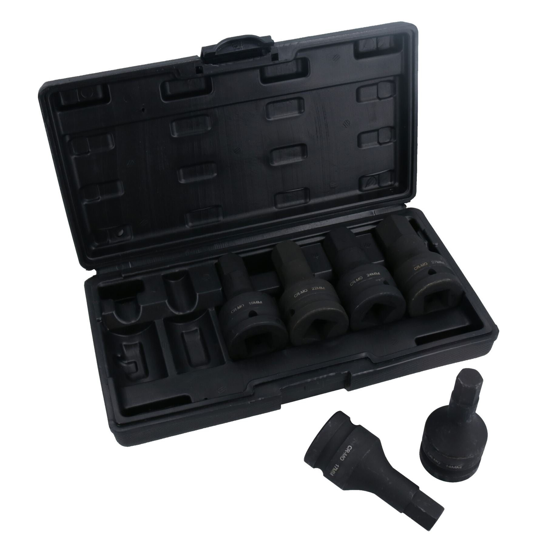 Douilles à clé Allen métriques profondes 3/4 po MM à impact 14 – 27 mm 6 pièces
