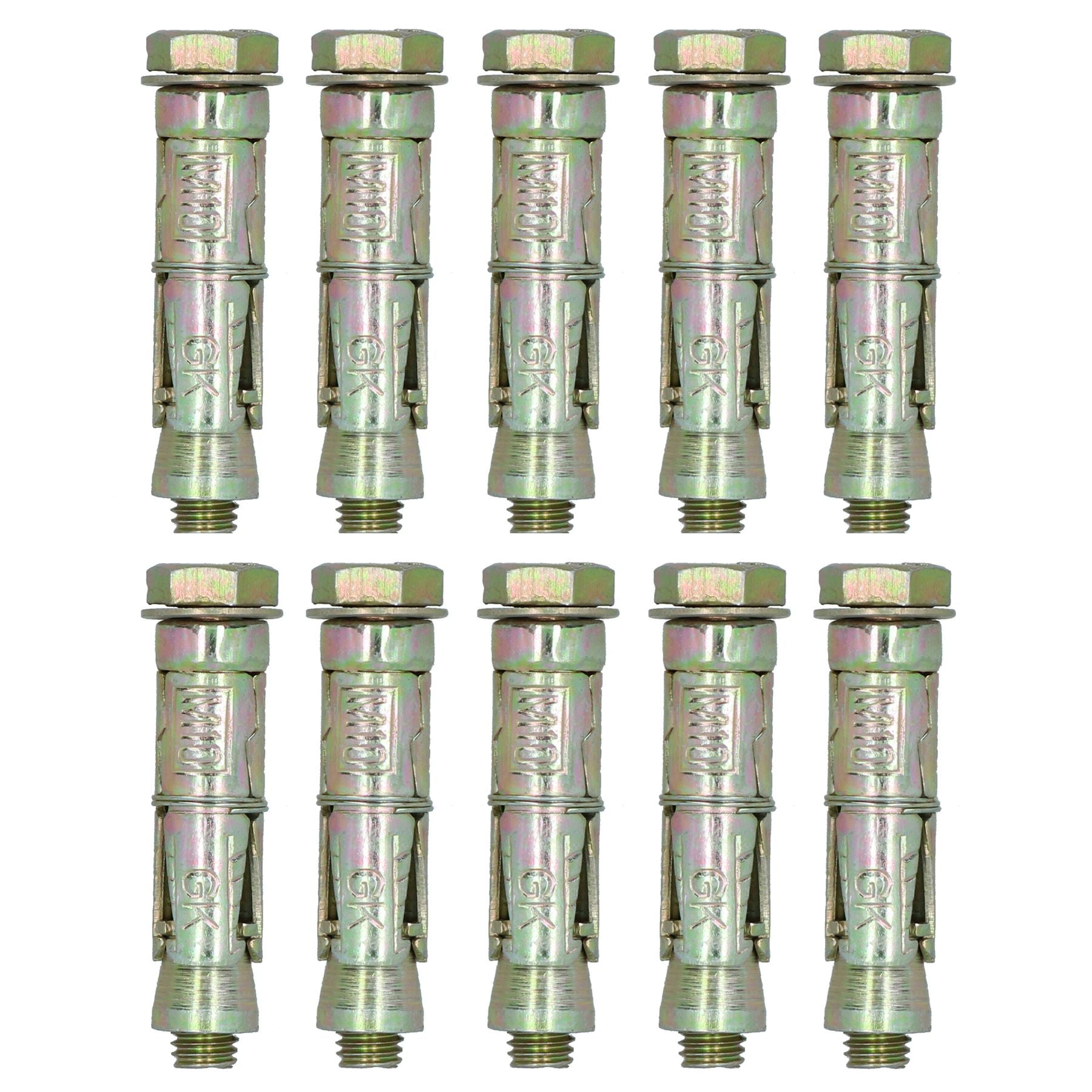 M10 10mm x 70mm Expansion Rawl Bolt for Masonry Sleeve Anchors Fastener