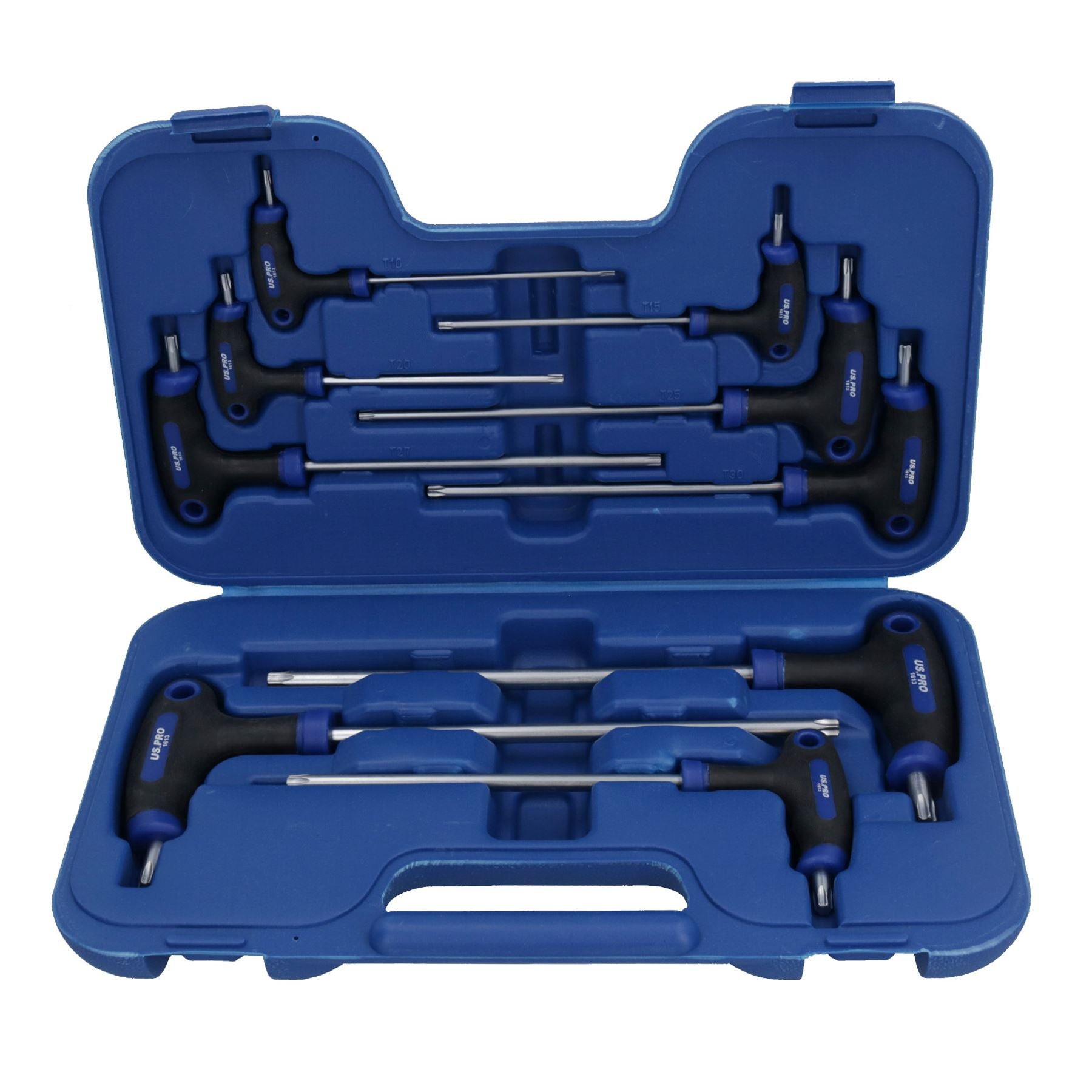 Torx Star Security Torx T Bar Handled Set TRX T10 - T50 9pc