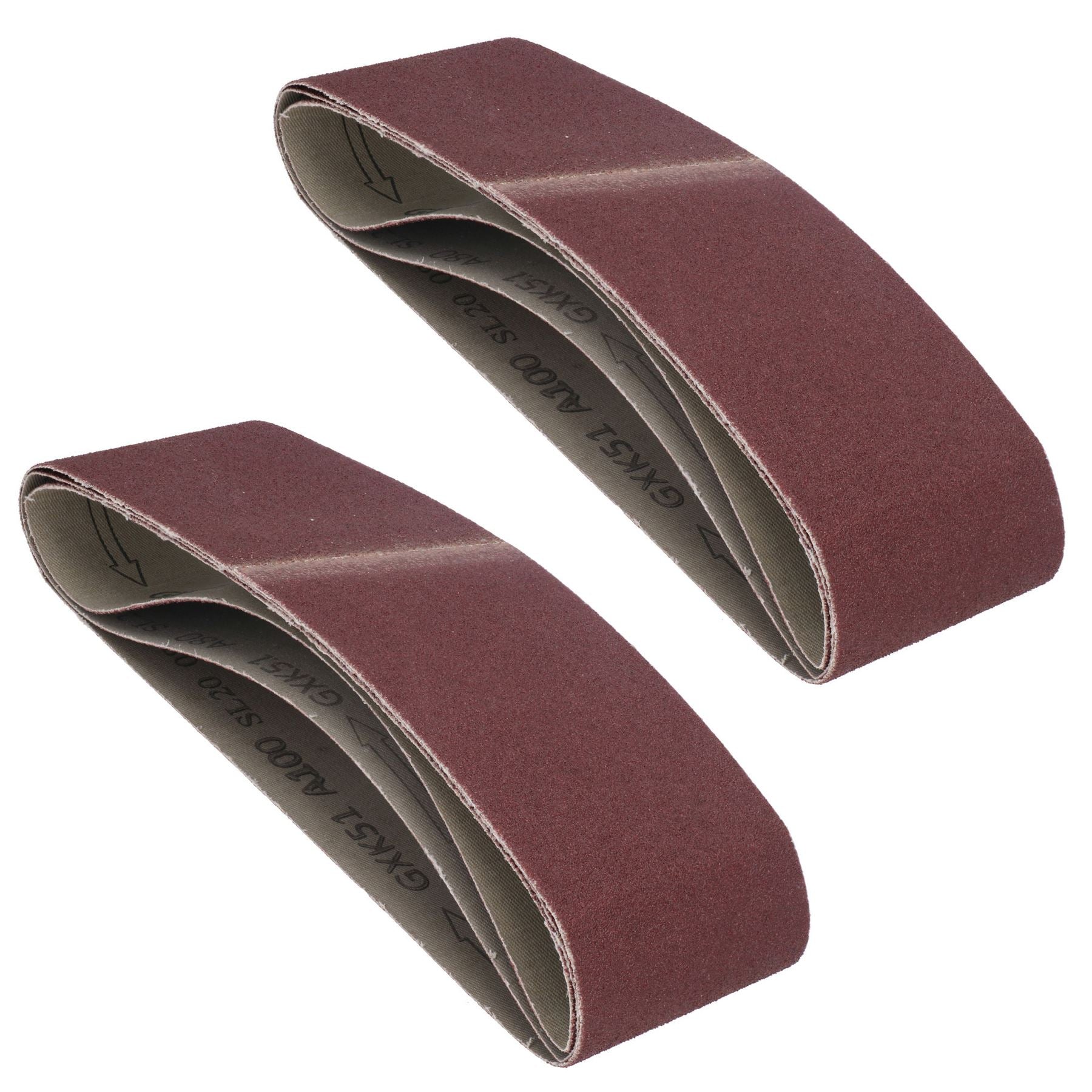 Bandes abrasives à grains mixtes 533 mm x 75 mm pour ponceuse à lime électrique
