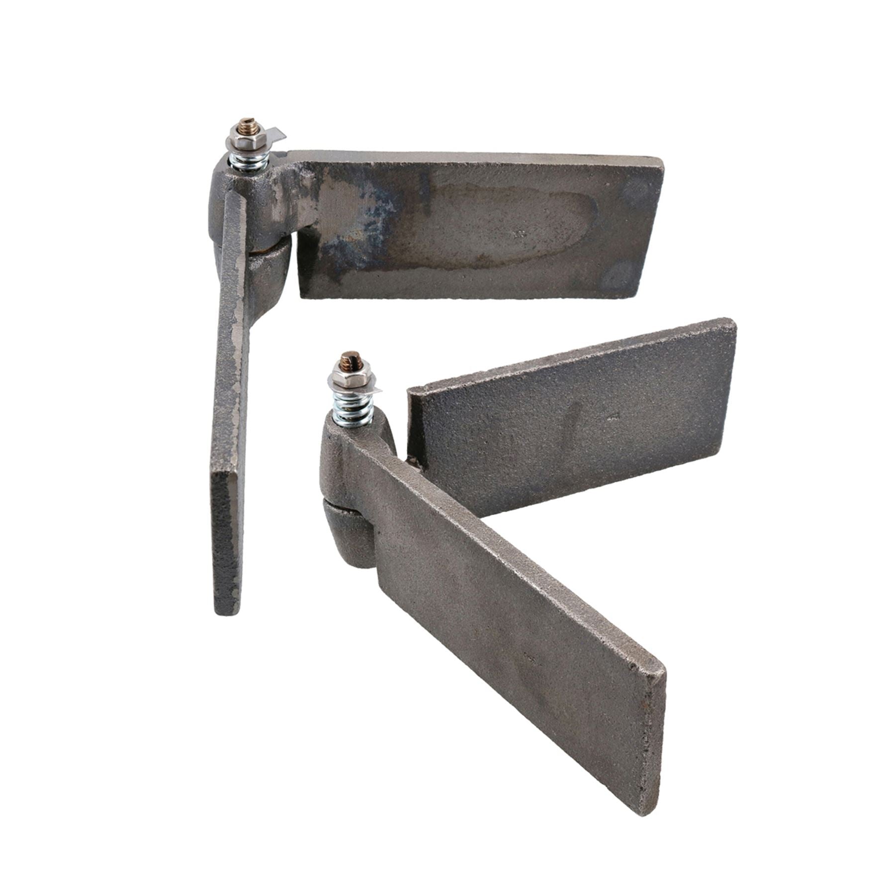 Left & Right Self Aligning Steel Butt Hinge Weld-On Heavy Duty 50x250mm (Pair)