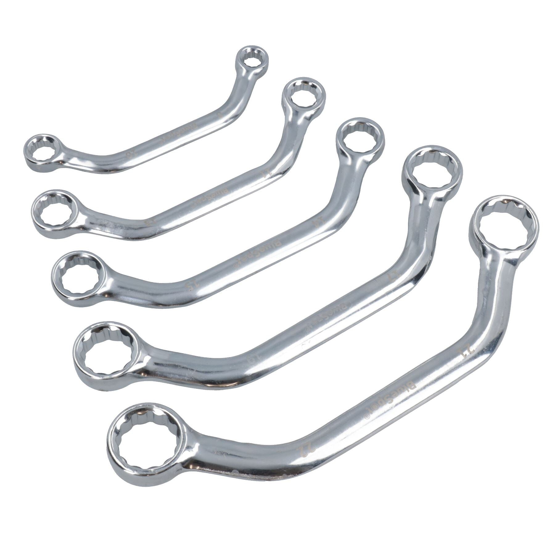 Metrischer MM-Halbmondring C-Verschlussschlüssel, 5-tlg., 10 Größen 8 – 22 mm