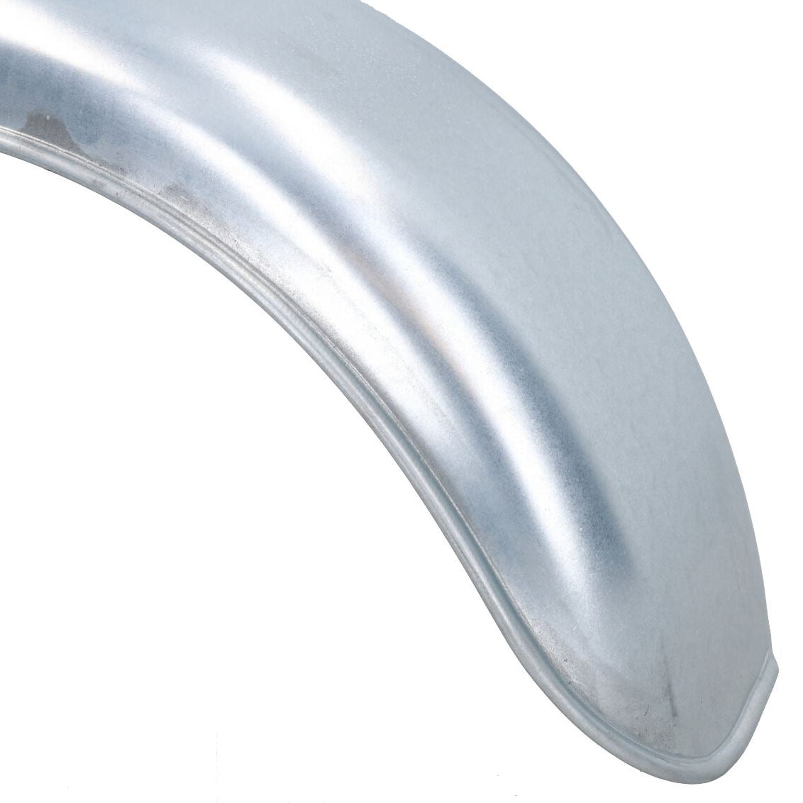 Garde-boue en métal de 8 po (simple) à montage encastré et 2 petits supports