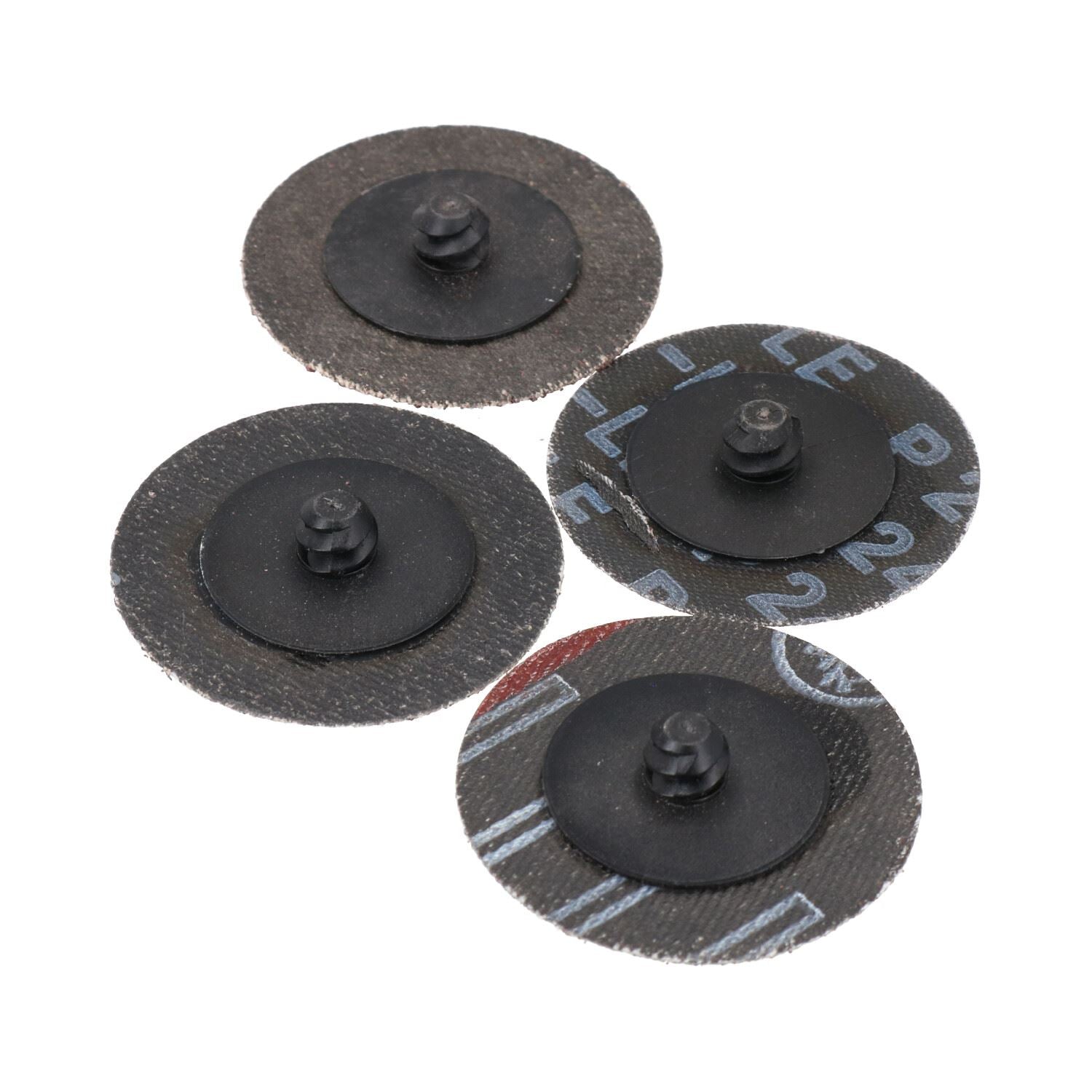 50 mm Schnellwechsel-Schleifscheiben, Körnung 40 – 240, gemischt, 41-teiliges Set mit Adapter