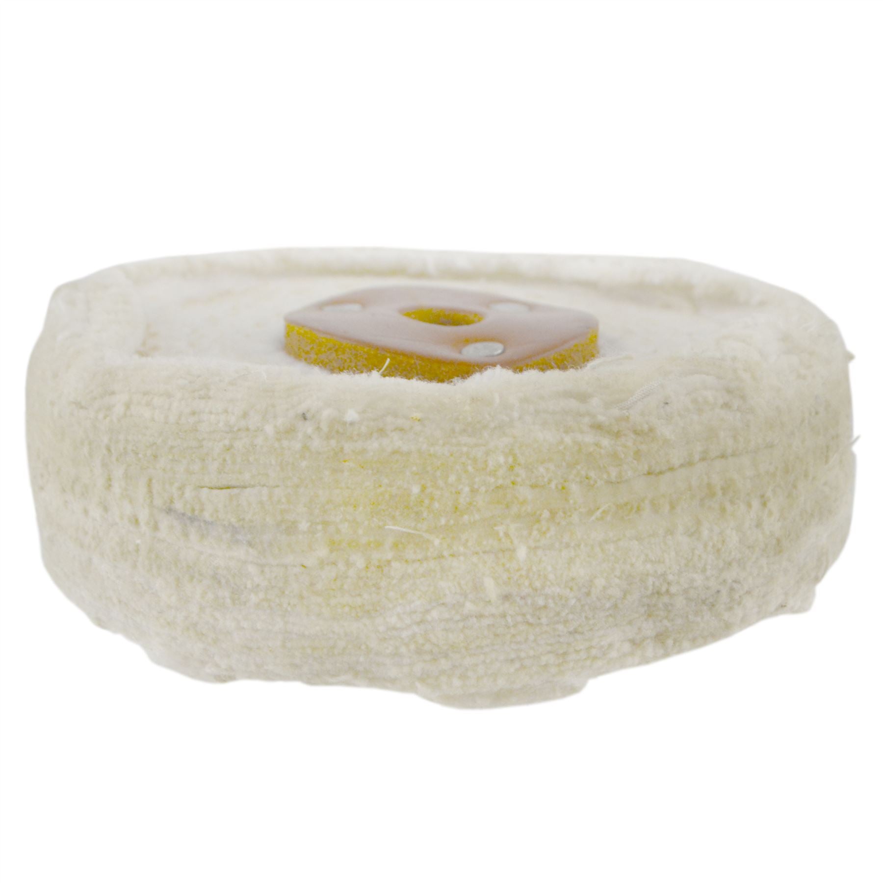 Balai de polissage à coutures serrées blanc 4" x 1" 2 rangées avec composé 250 g