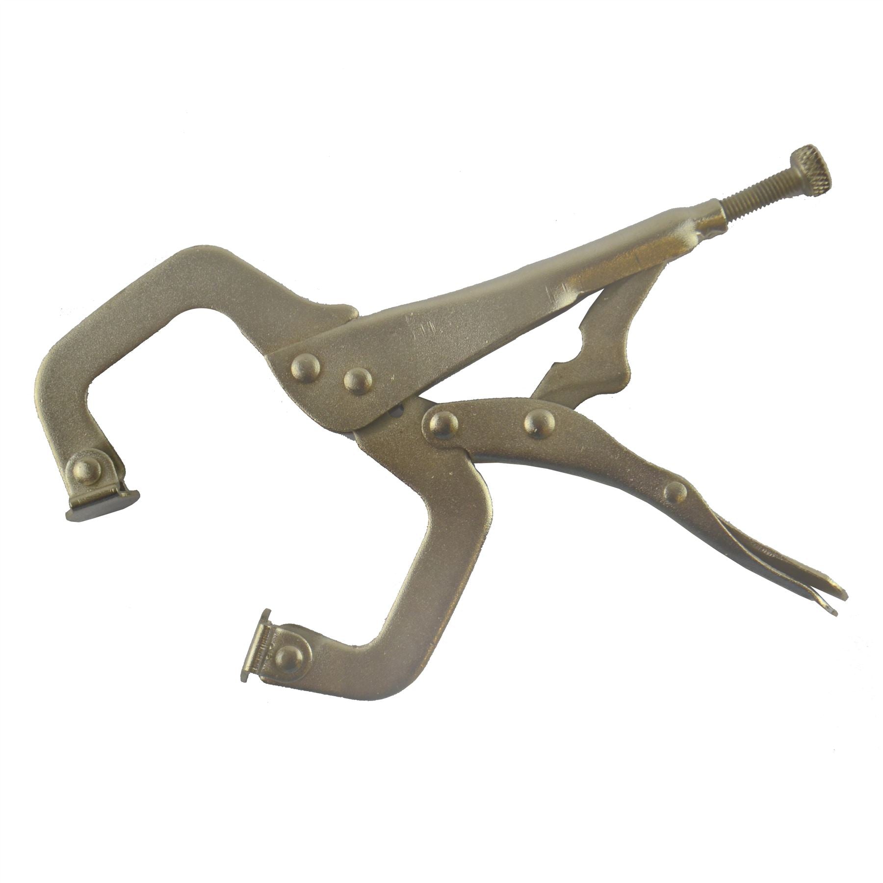 6" Mini-C-Klemme mit Verriegelung / Befestigungselement / Schweißen / Maulwurfsgriff / verstellbarer Schraubstock SIL352