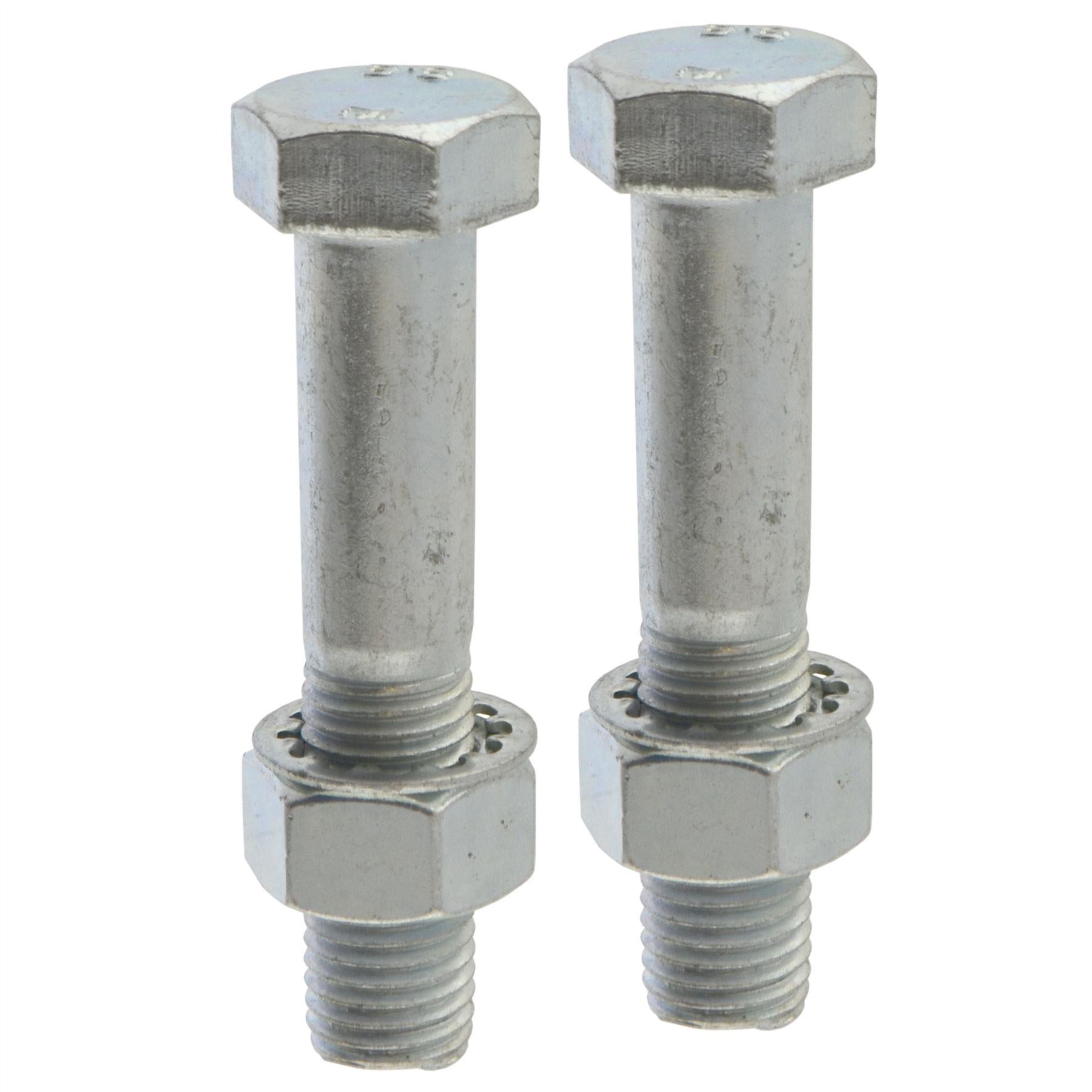 PAIR Tow Bar / Tow Ball Bolts with Nuts & Washers HIGH TENSILE