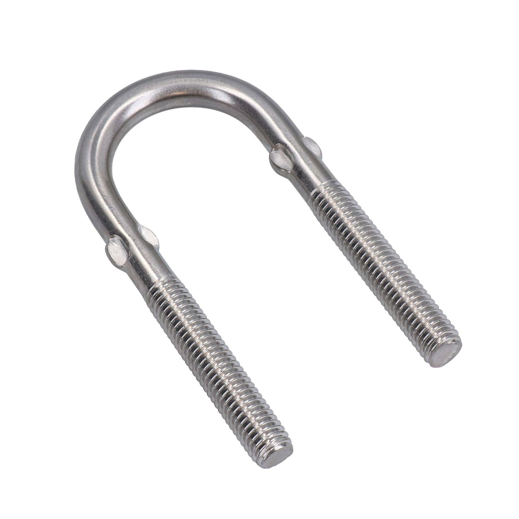 Boulons en U / Boulons en N M8 28 mm x 75 mm en acier inoxydable de qualité marine pour remorque de bateau