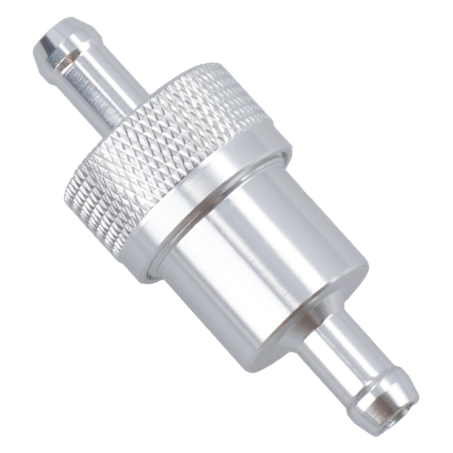 Inline Fuel Petrol Filter For 6mm (1/4in) Hose Pipes Hose tails On Cars Bikes