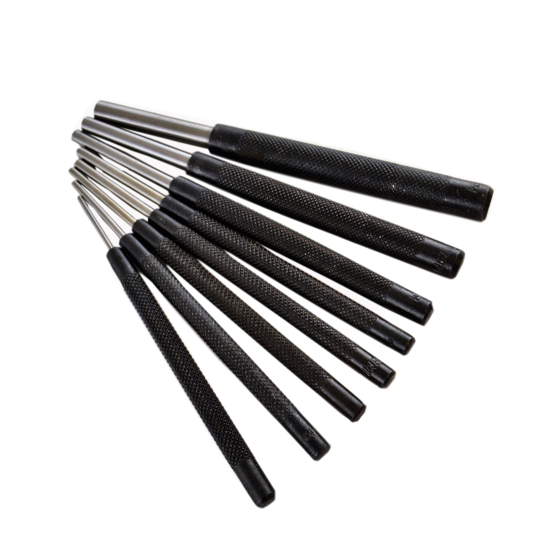 Jeu de poinçons à goupille, poinçons parallèles à dérive métriques 2,4 mm - 9,5 mm, ensemble de 8 pièces Bergen