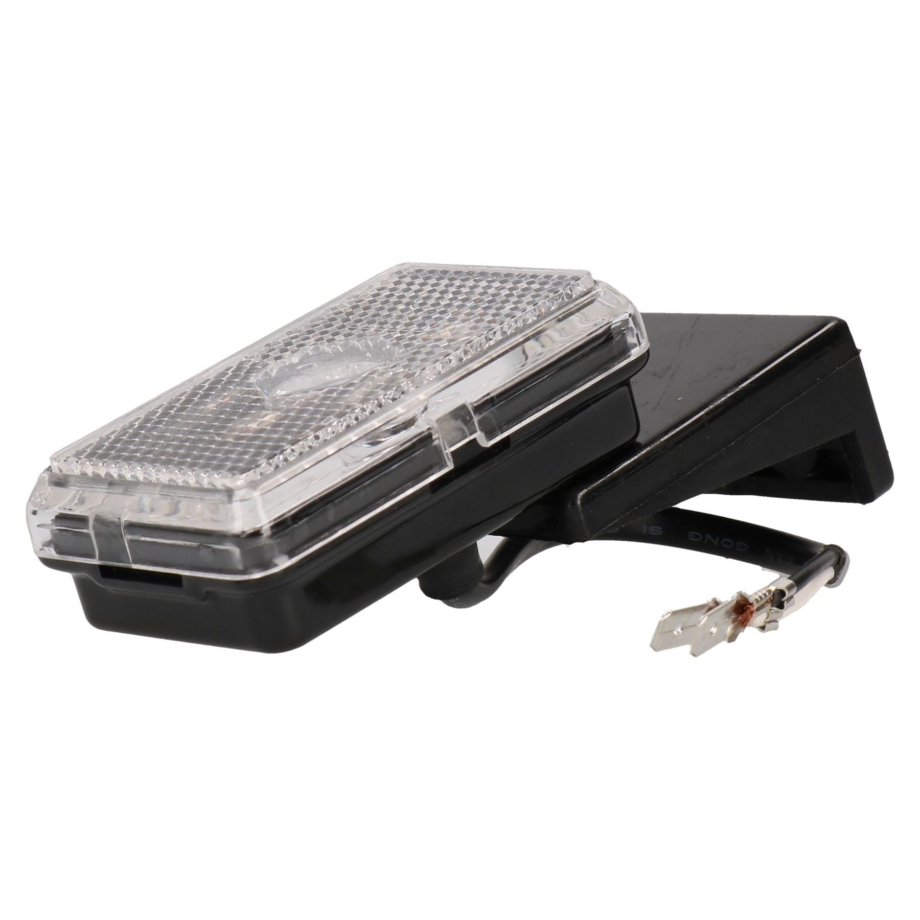 Feu de position avant droit blanc transparent pour remorque, caravane, fourgonnette