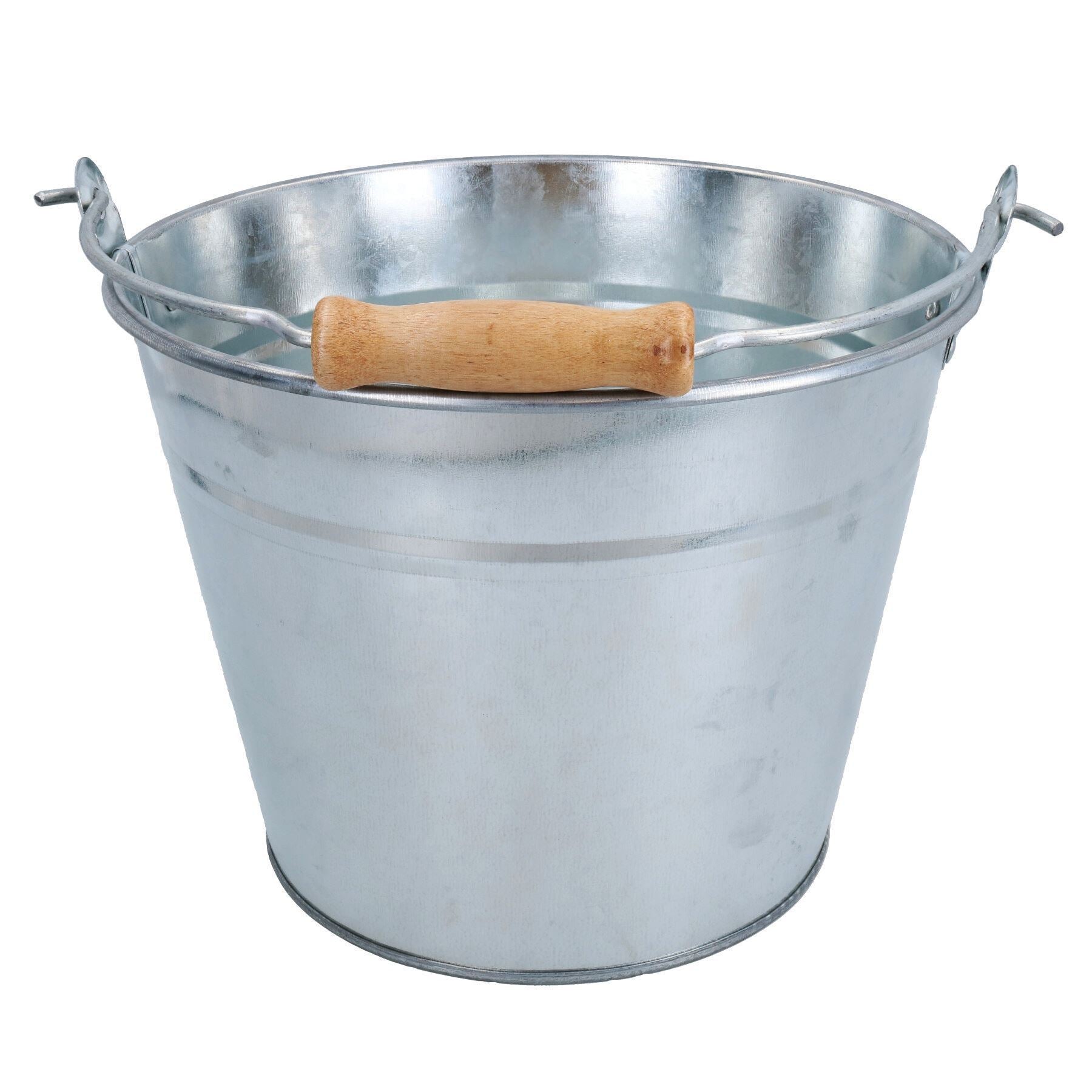 5L or 12L Galvanised Steel Metal Bucket Pail Water Coal Fire Greenhouse Garden