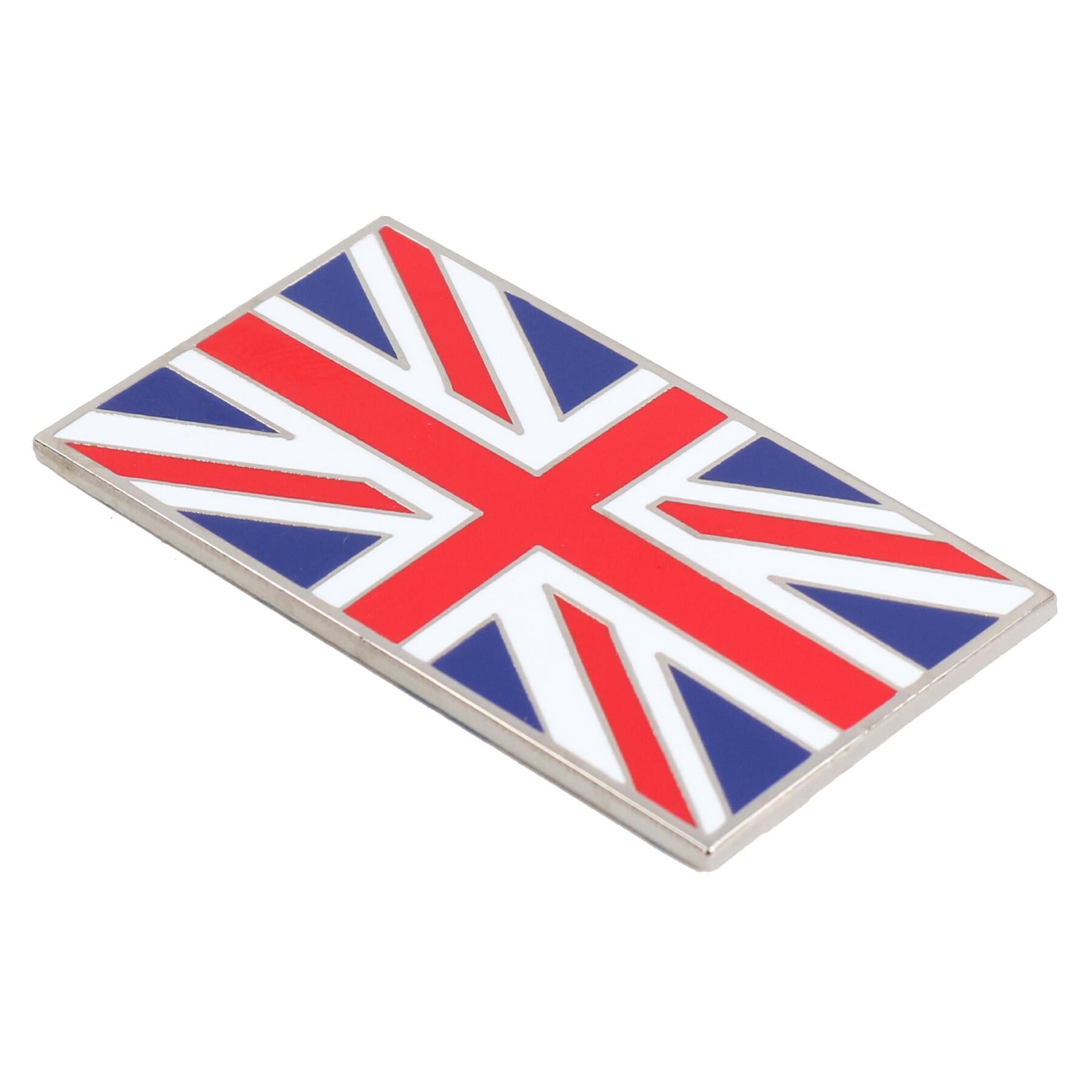 Badge autocollant émaillé en métal avec drapeau Union Jack, emblème classique de voiture GB
