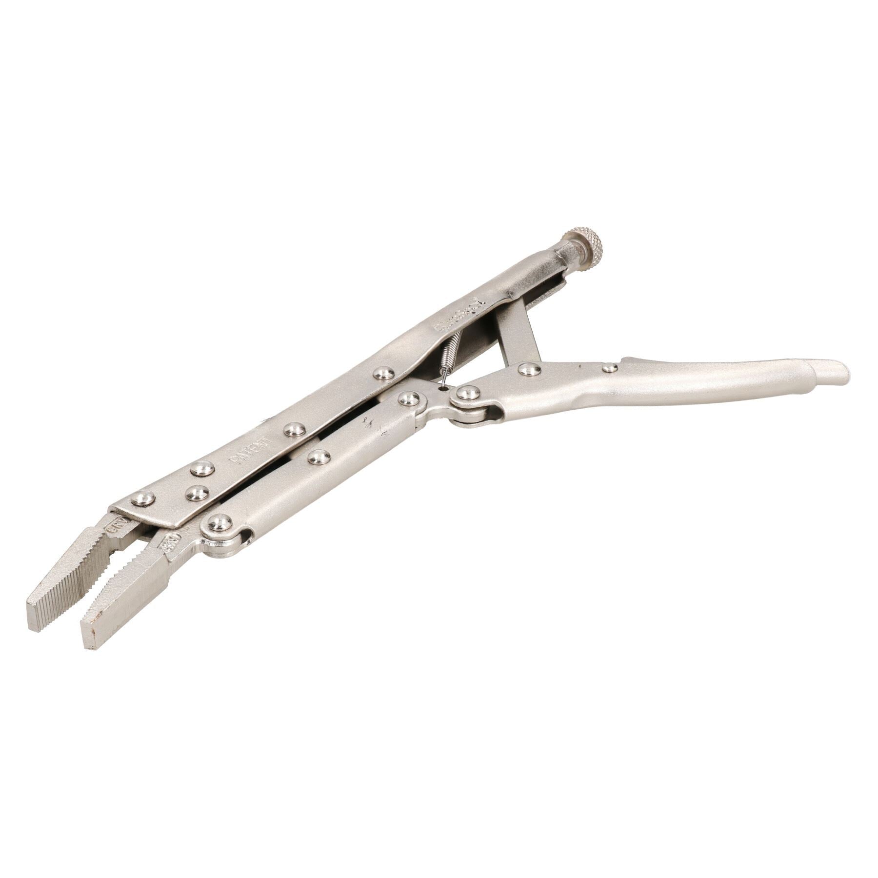 Pince-étau réglable à bec extra long de 12 po, jeu de 3 pinces-étaux Mole Grips, droite, 45°, 90°