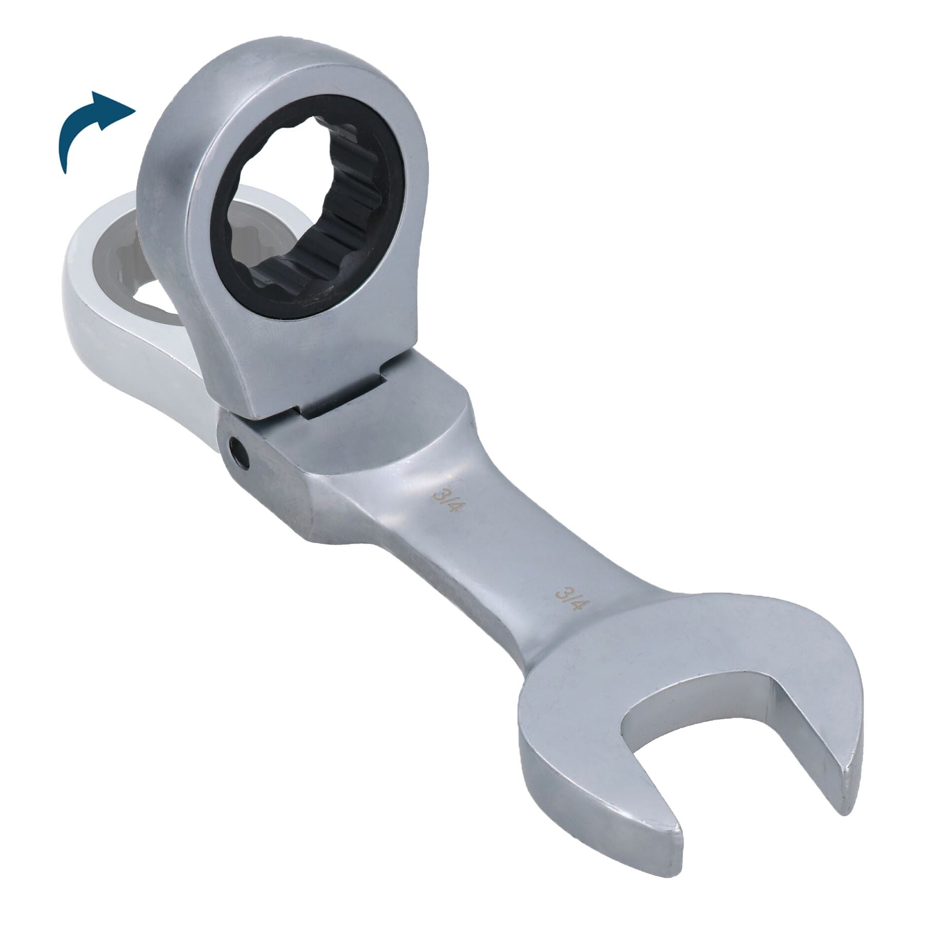 3/4" AF SAE Imperial Flexibler Stubby Flexi-Kopf Ratschenschlüssel Kombischlüssel