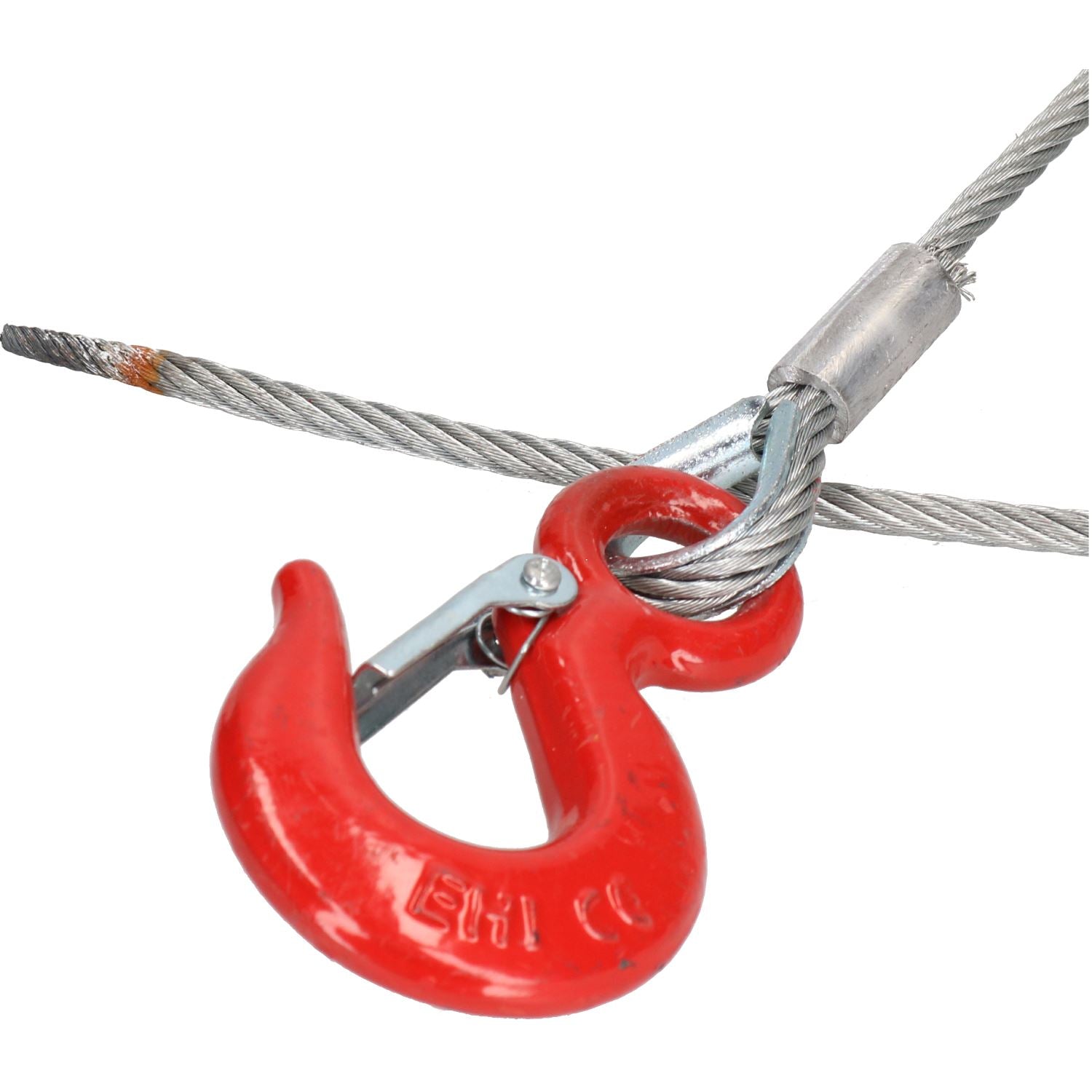 Câble de treuil robuste de 12 m, mousqueton moulé de 1 000 kg, sangle de treuil pour remorque et bateau