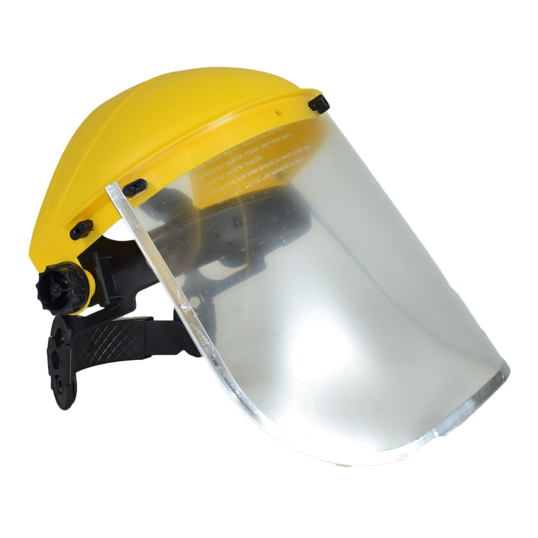 Casque de sécurité Chapeau Foresterie Jardinage Tronçonneuse Protection Maille et Visière Transparente