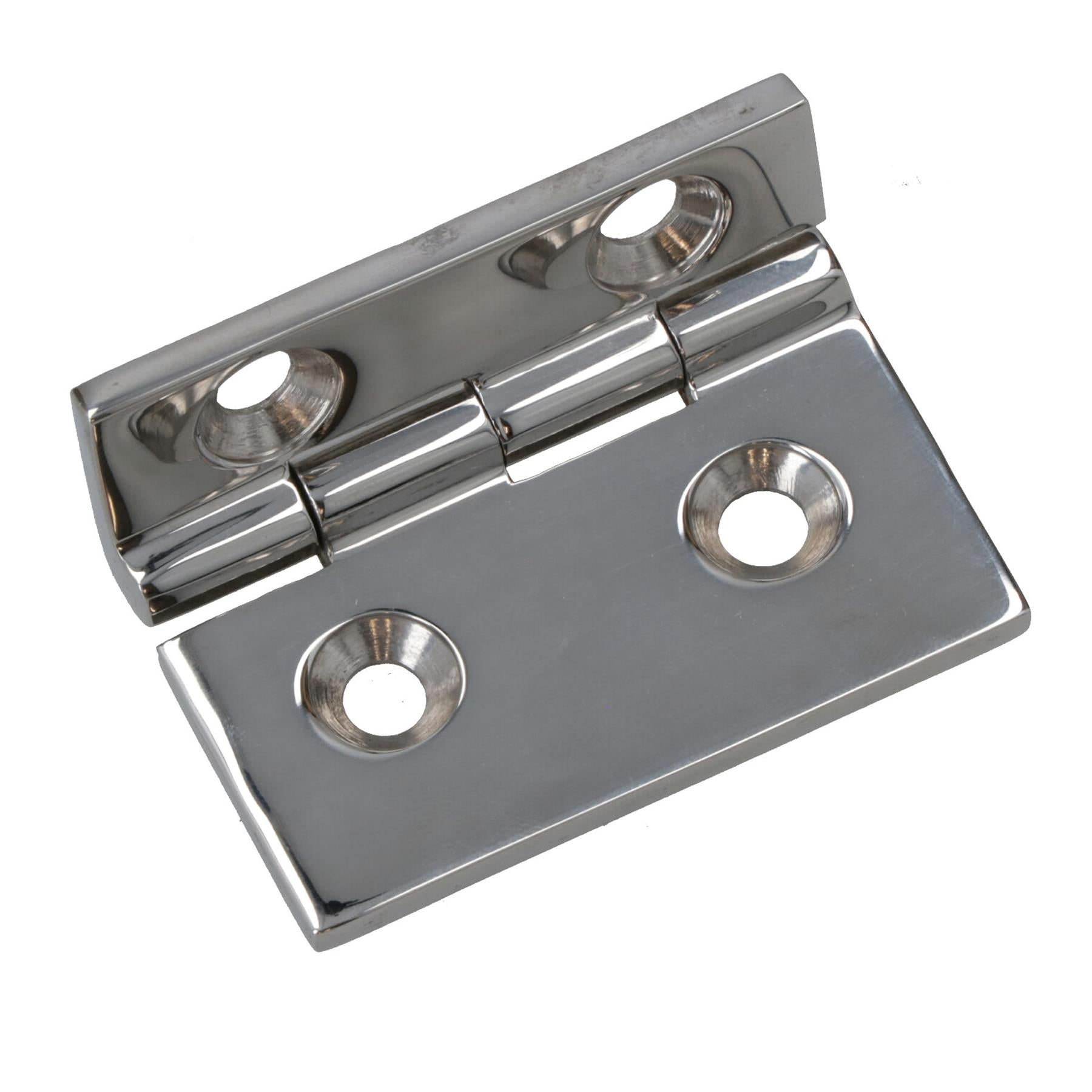 Polished Door Hinge Stainless Steel 61mm x 51mm 316 Marine Cabin Hatch