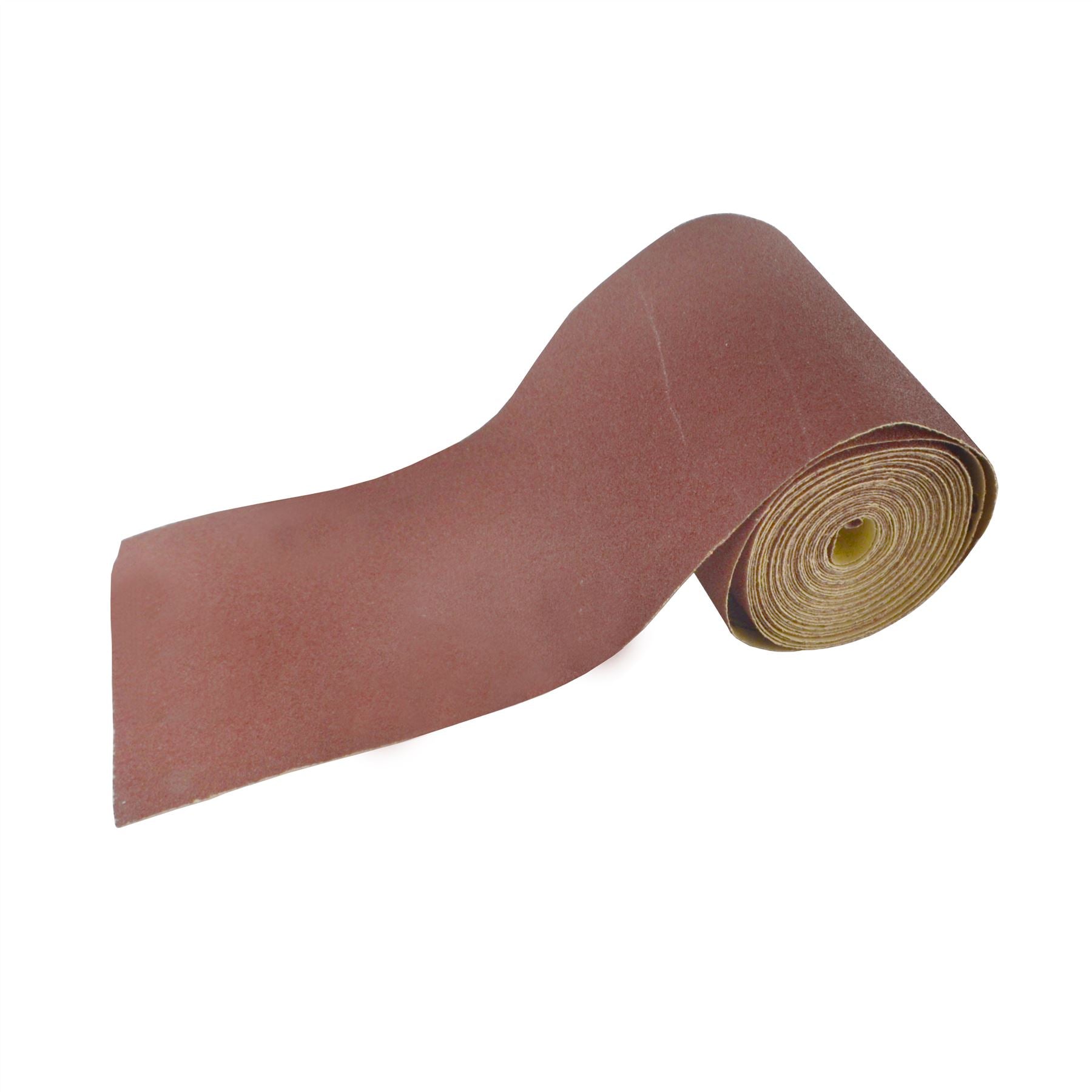 Rouleau de papier de verre abrasif oxyde d'aluminium 5 m x 115 mm grain 60/80/120