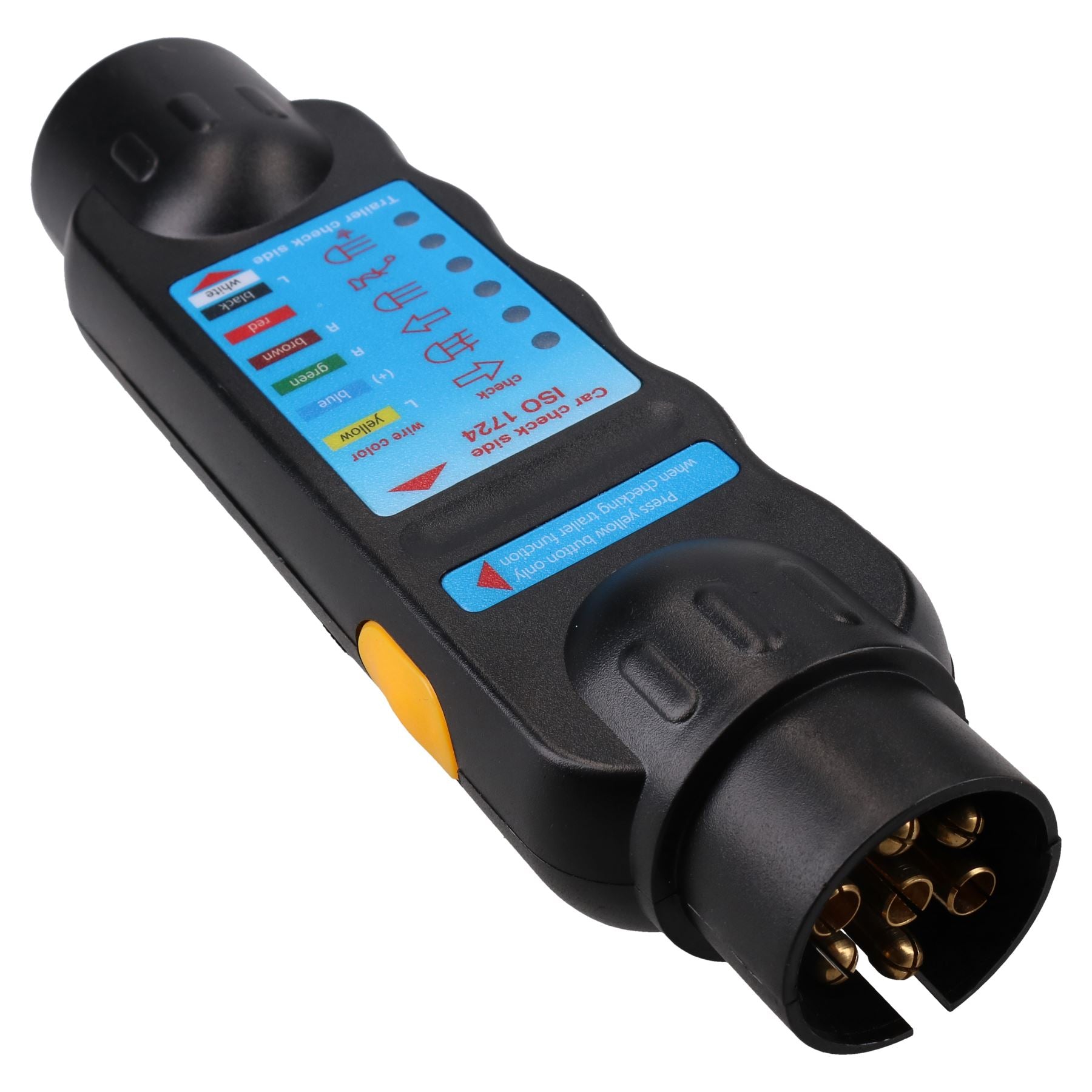 Anhänger Caravan Anhängerkupplung Steckdose & Stecker Tester Verdrahtung Schaltung Stecker Checker 7