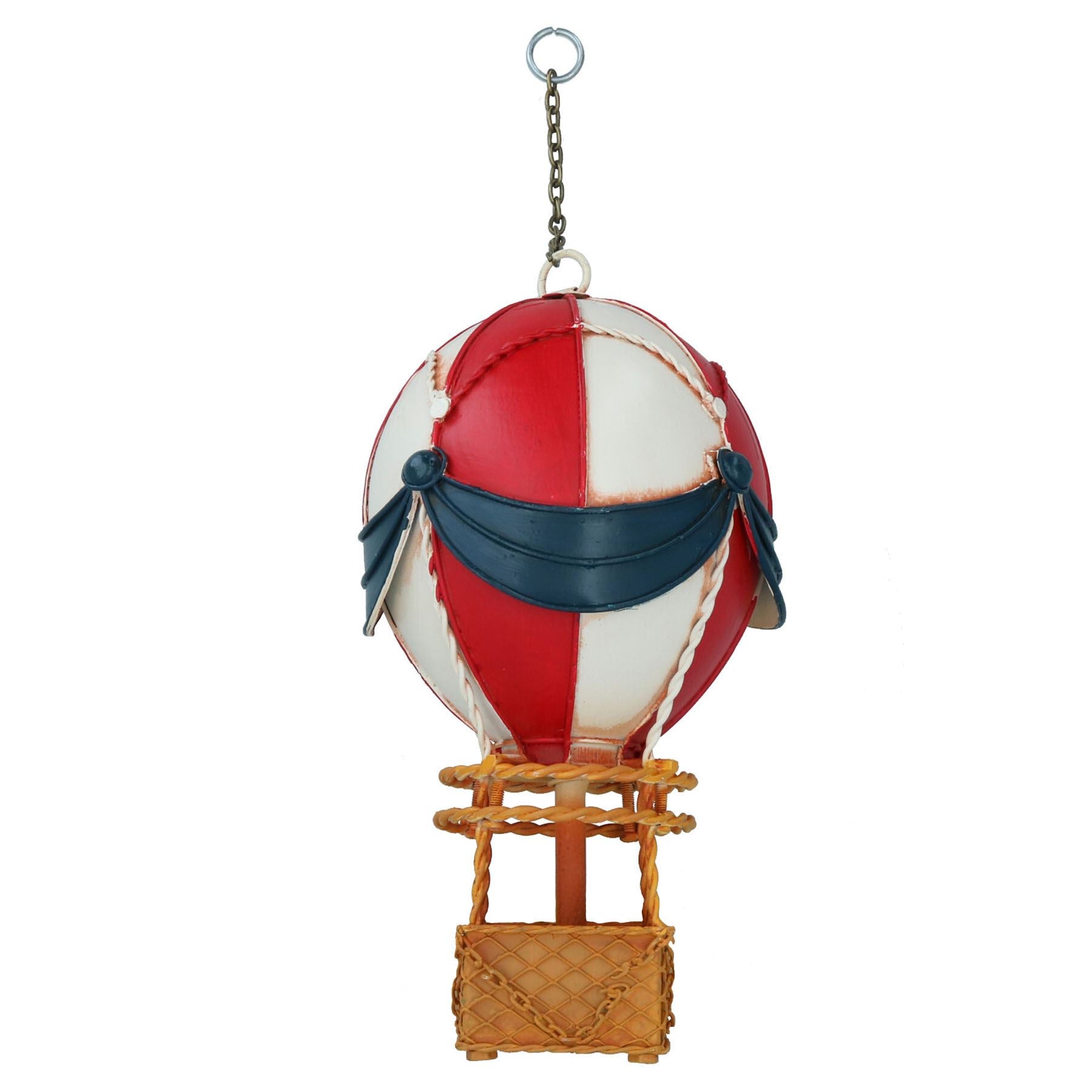 Hochwertiges historisches Metall, Vintage-Heißluftballon, Metallmodell, Replik, Ornament, Geschenk
