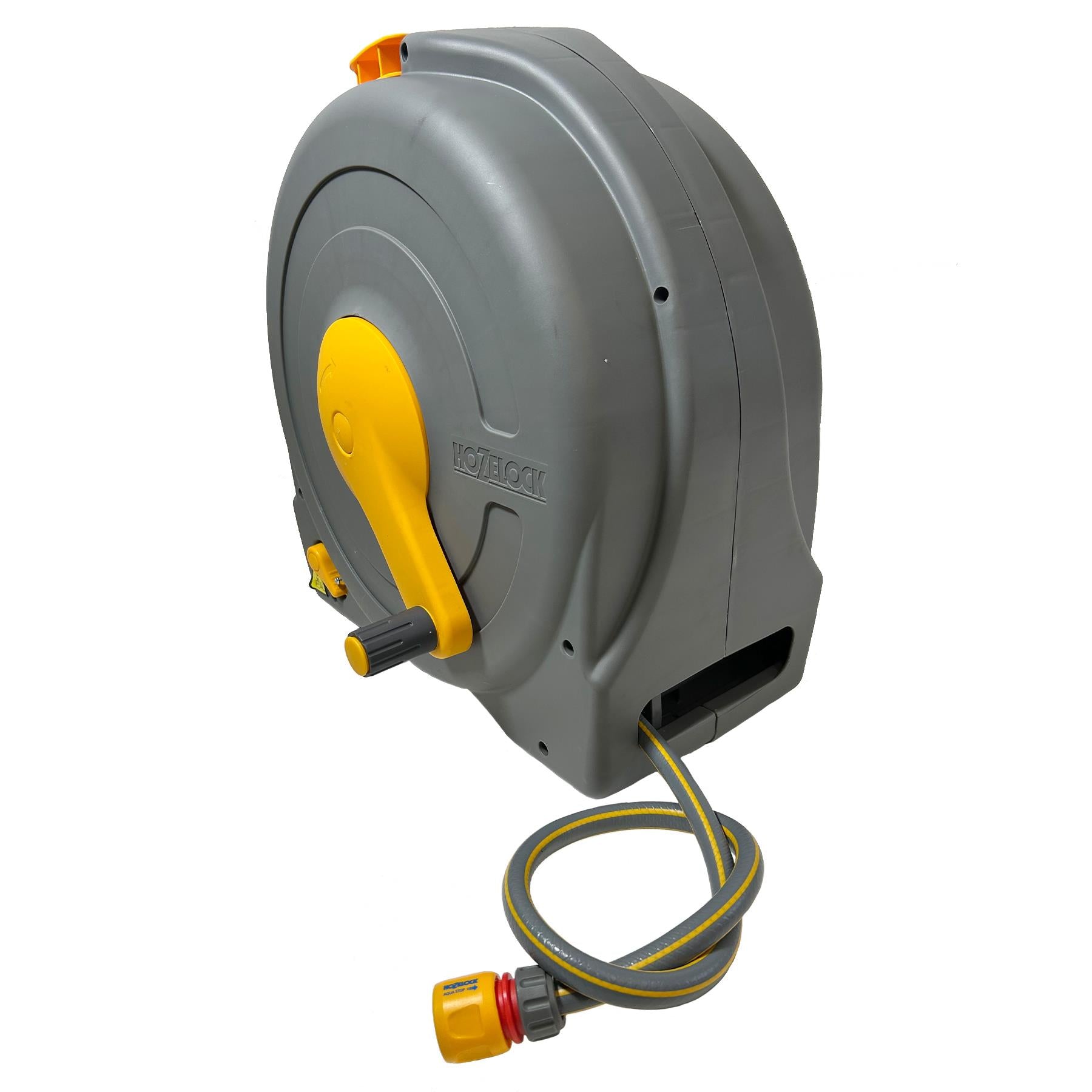 Enclosed Portable Free Standing Garden Hose Fast Reel Watering 40 Metres