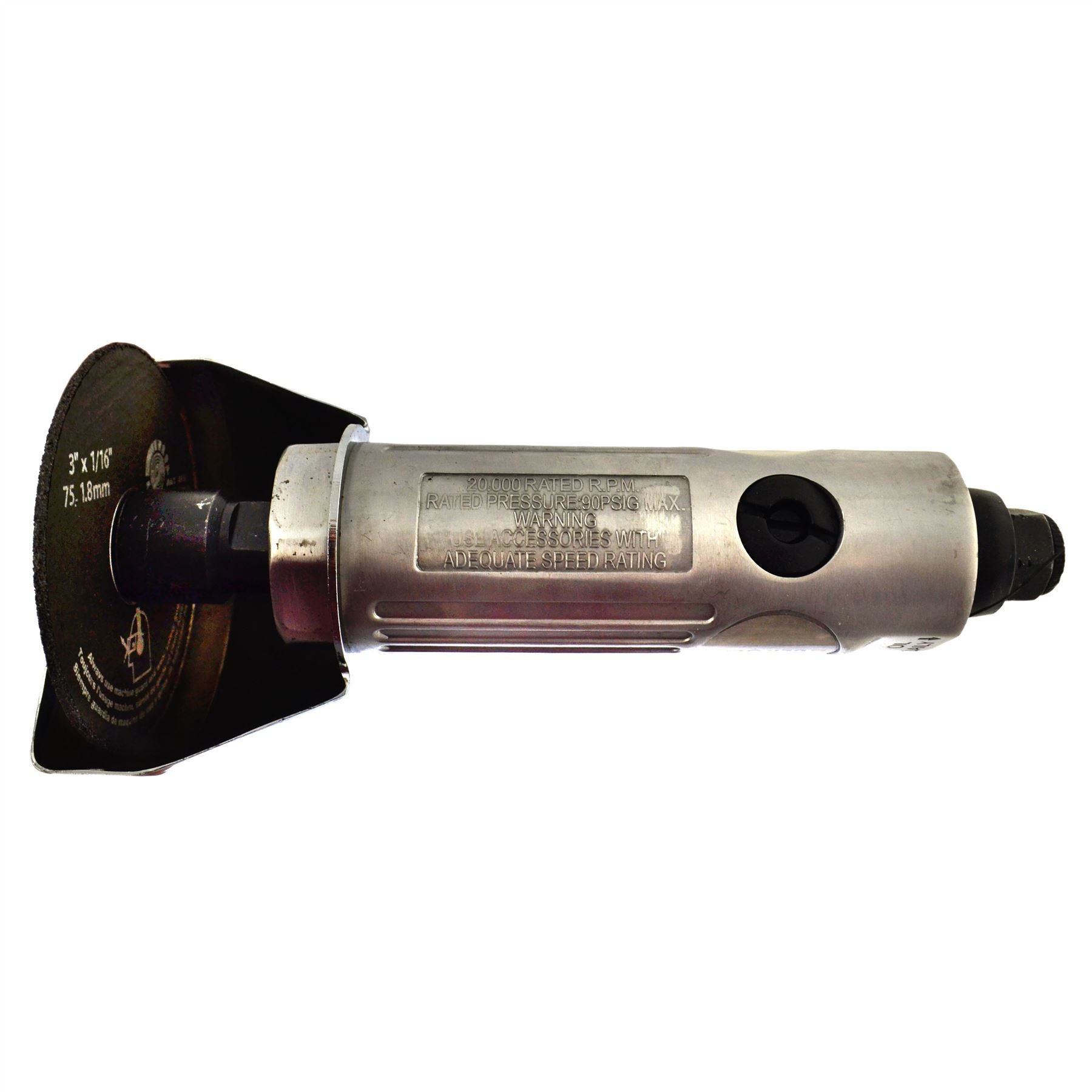 Outil de coupe pneumatique à air comprimé de 3" / 75 mm, meuleuse de coupe droite, scie de coupe