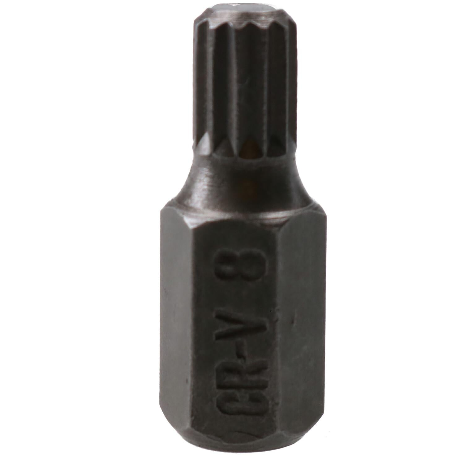 Embouts à triple carré cannelé M5 – M12 avec tige de 10 mm et longueur de 30 mm ou 75 mm