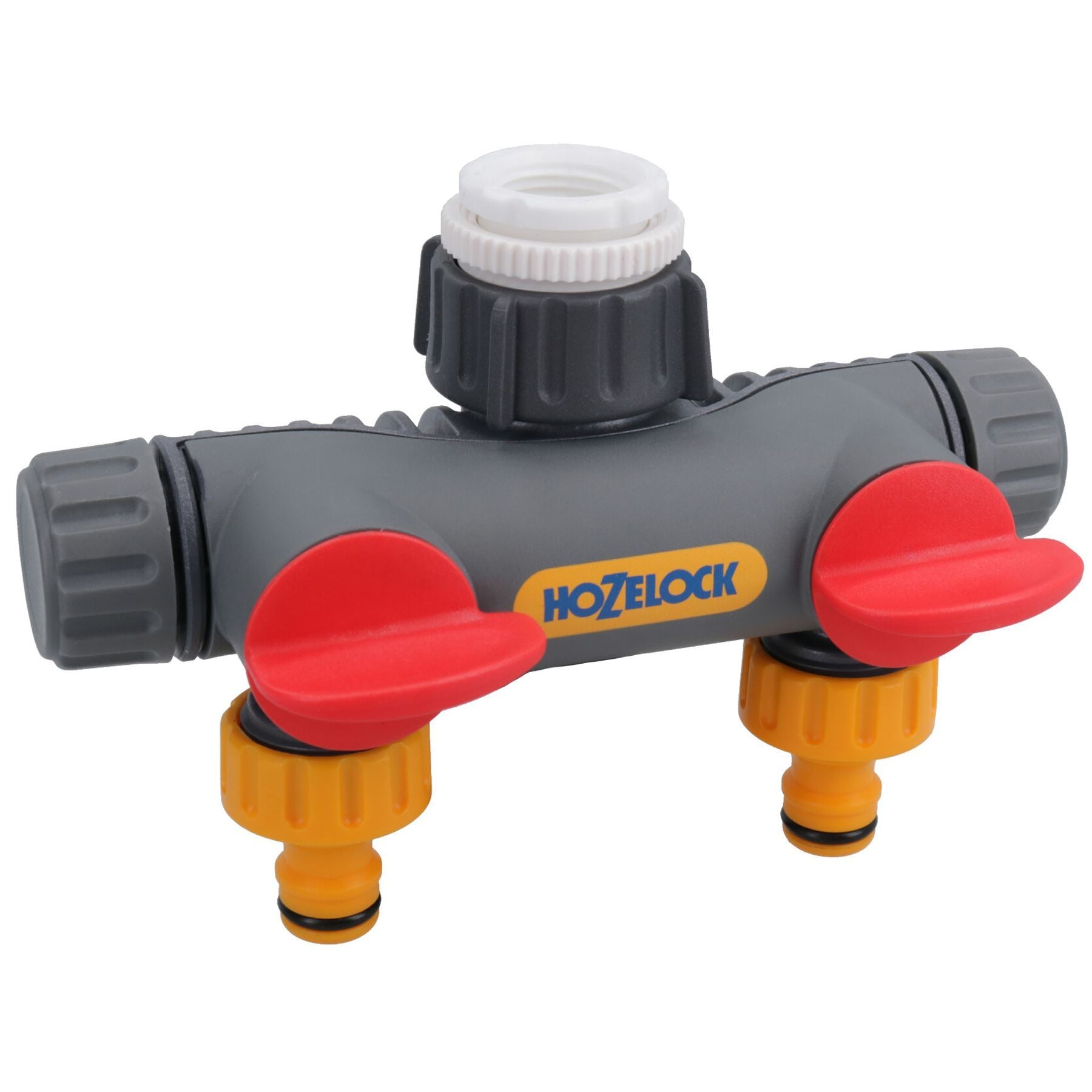 Hozelock 2-, 3- oder 4-Wege-Wasserhahn, Mehrfach-Schlauchverbinder, Bewässerung, Garten, Hof