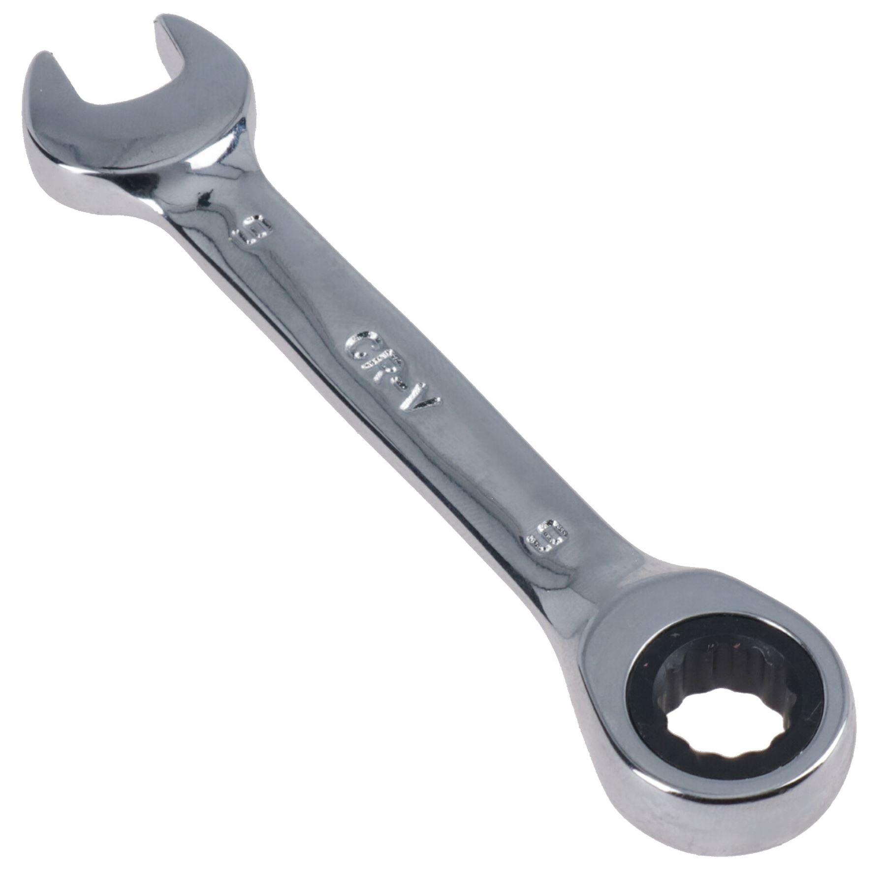 Clé mixte à cliquet courte métrique MM 72 dents 8 mm – 19 mm