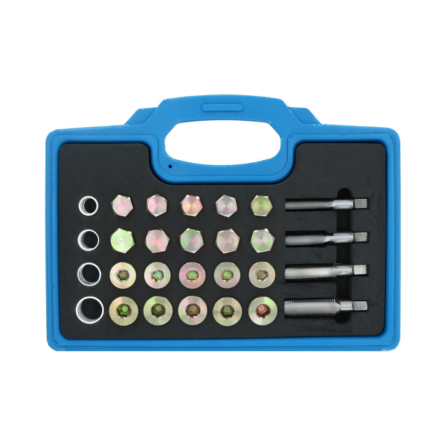 Kit de réparation de filetage endommagé pour bouchon de vidange d'huile de boîte de vitesses différentielle 64 pièces AT547