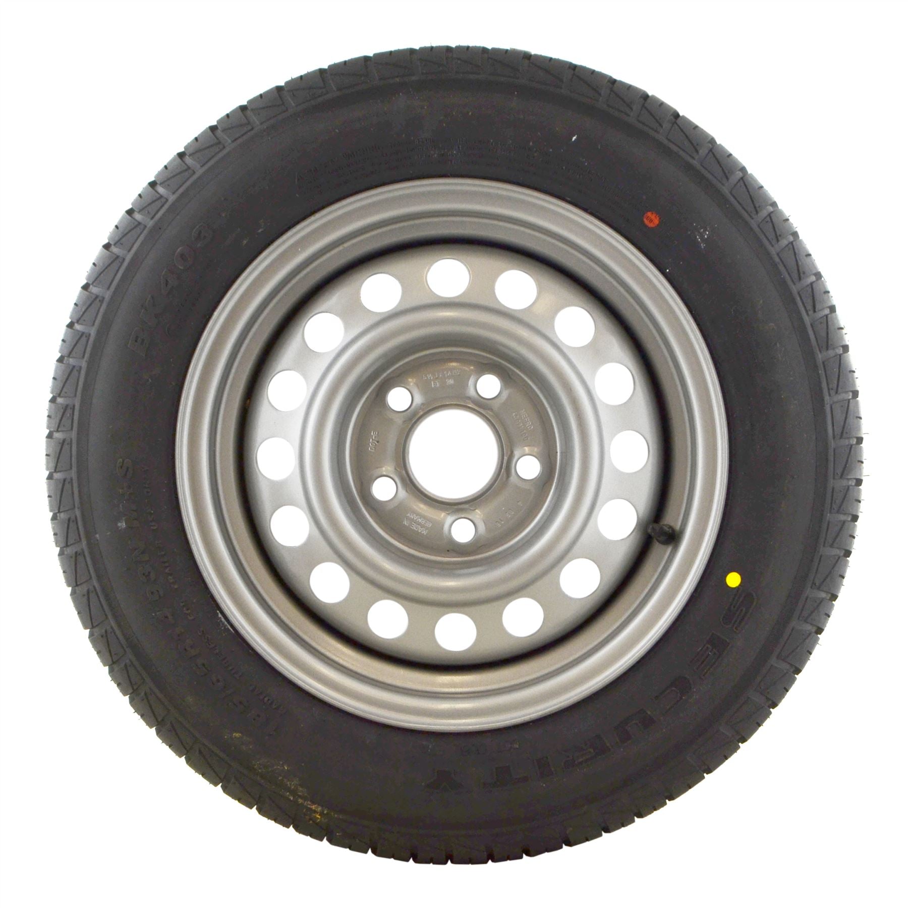 Pneu et jante 185/65 R14 5 goujons 93N 112 mm PCD radial sans chambre à air TRSP39