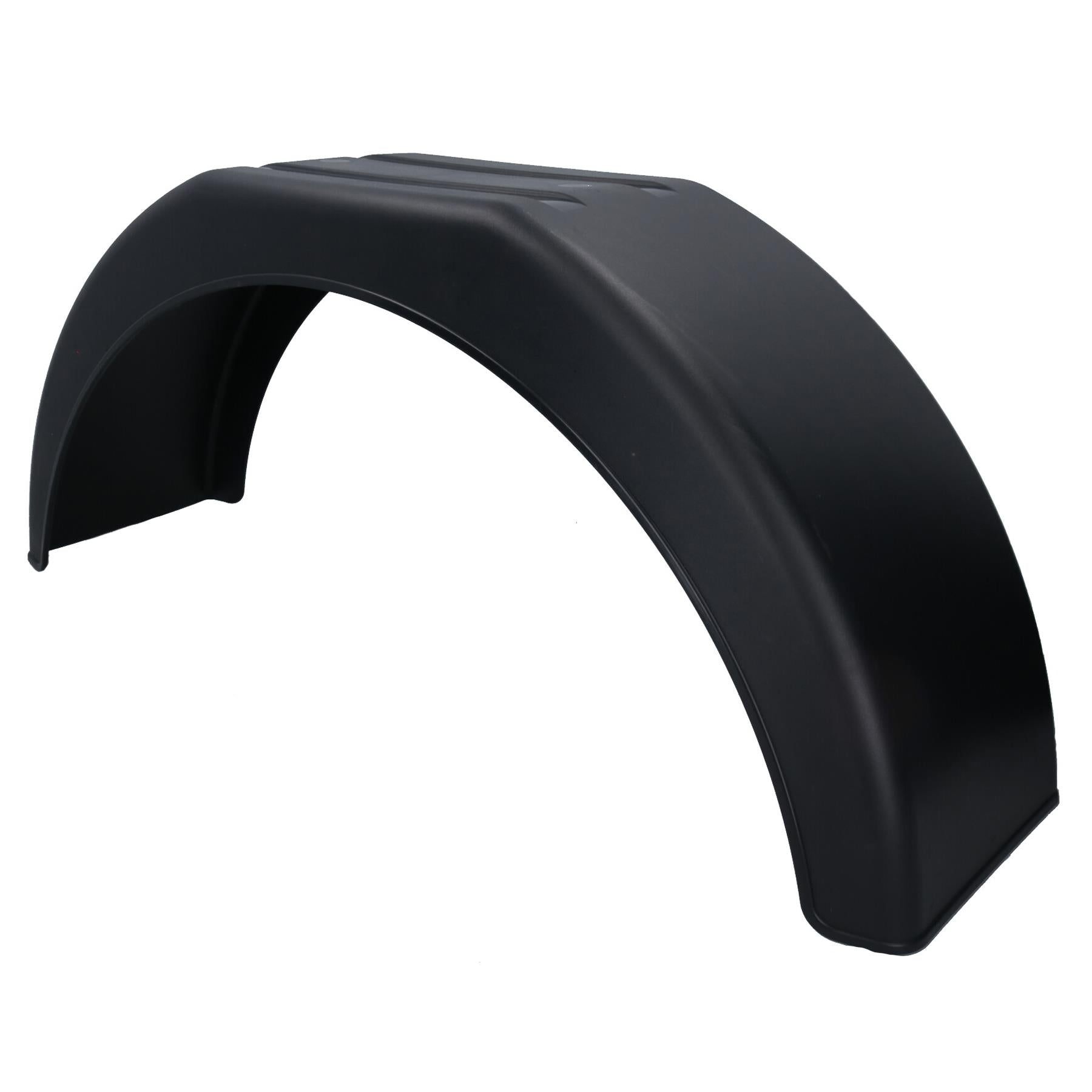 4 x 14 Inch Plastic Trailer Mudguard Wheel Arch Wing Fender + 12 x Fixing Brackets