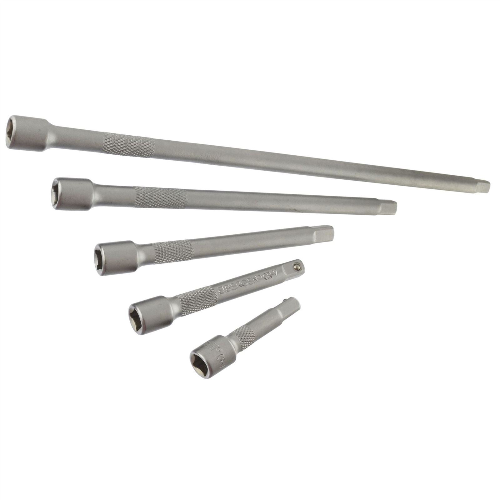 1/4"-Antrieb, Klick-Drehmomentschlüssel, 5 - 25 Nm, mit metrischen Stecknüssen + 5-teiligen Verlängerungen