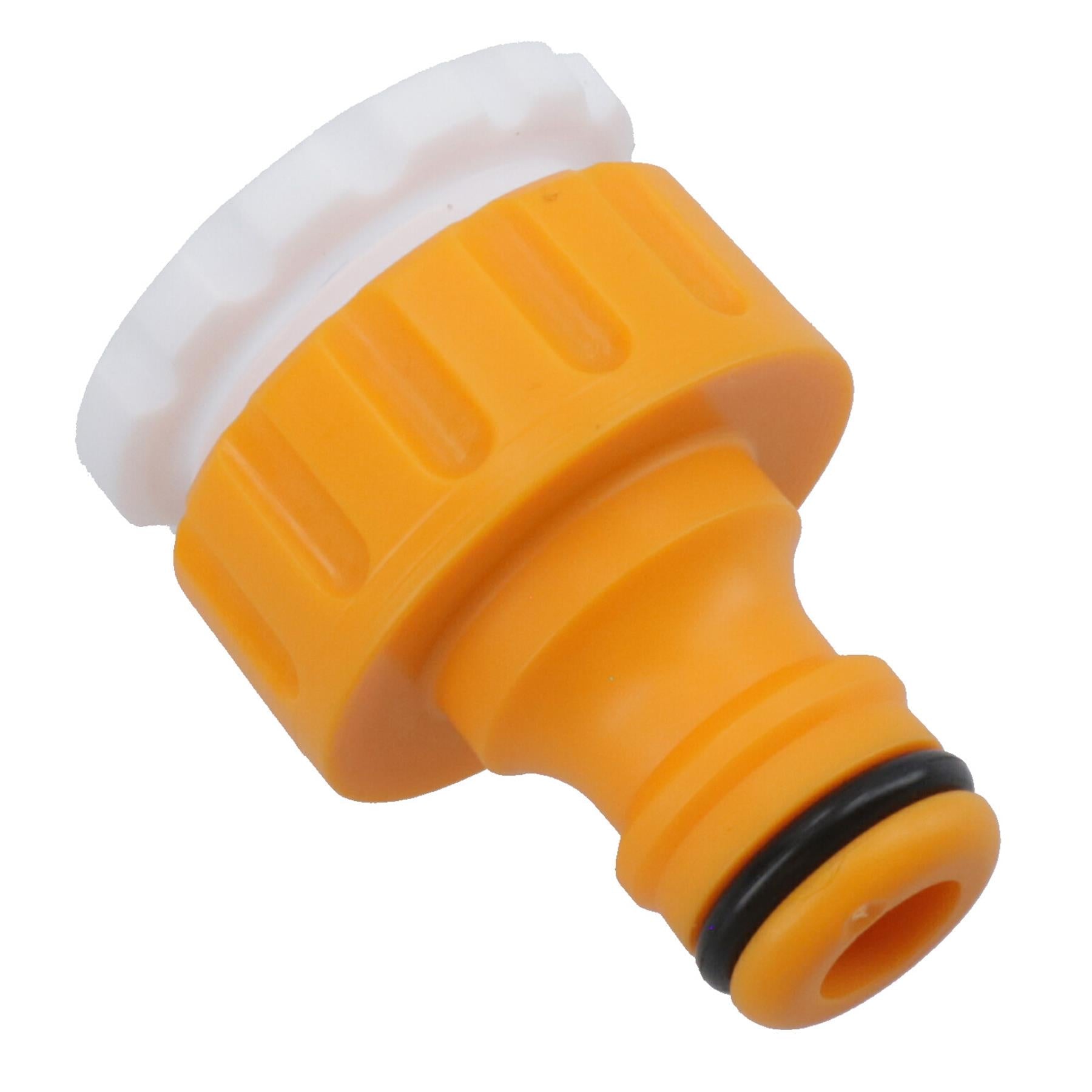 Outdoor Tap Garden Hose Connector 3/4in Thread + 1/2in Reducer Watering