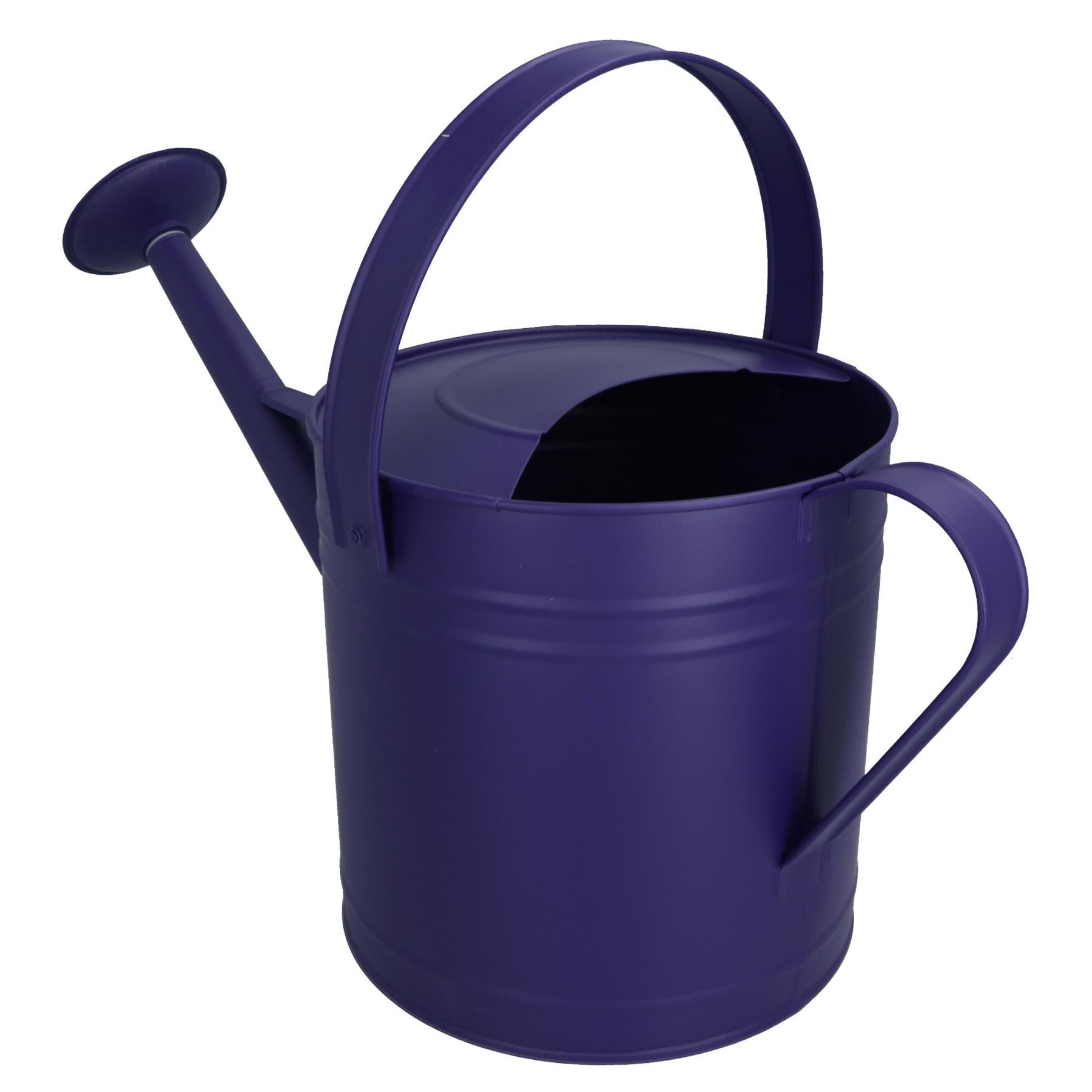 7L Watering Can Purple Steel Metal Water Greenhouse Garden Plants Home