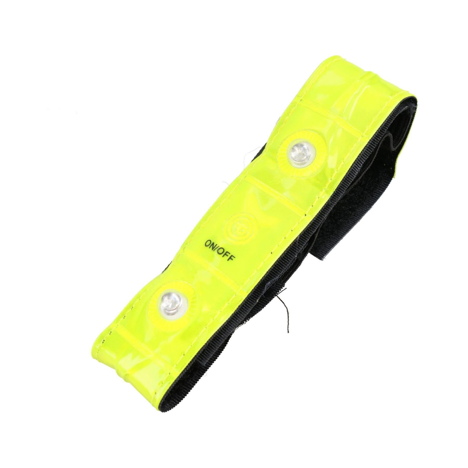 Bright Arm Band With 4 Red LED Lights Commuter Bike Cycle Reflective Ankle Strap