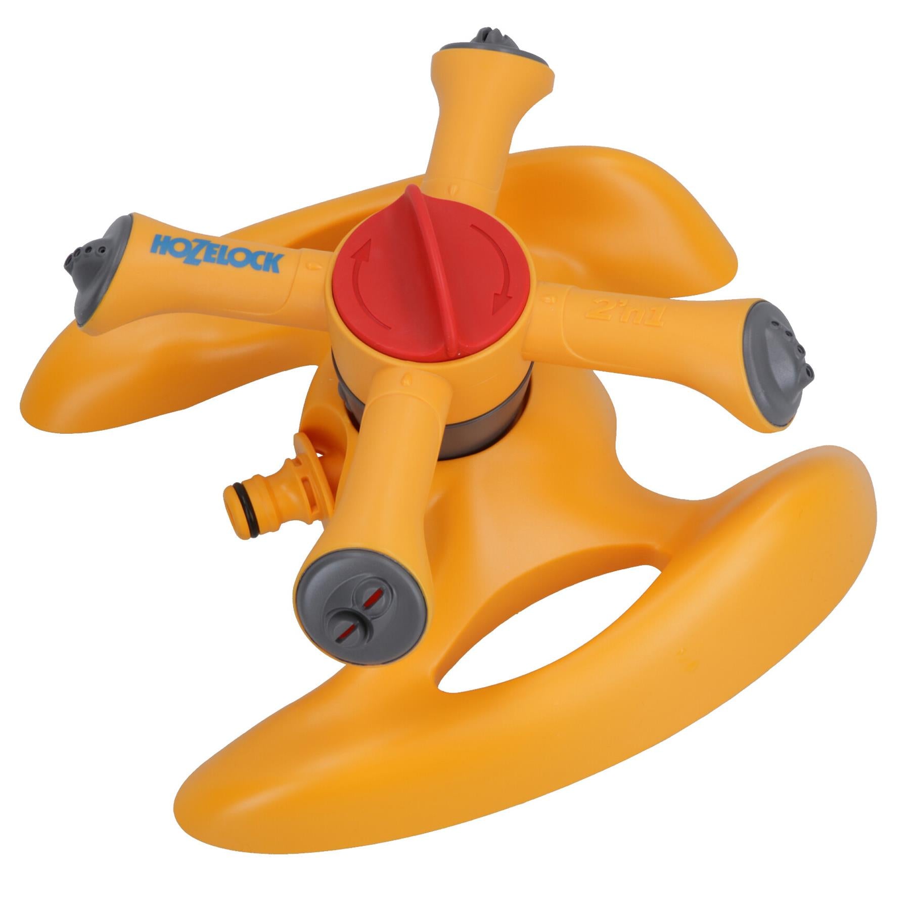 Hozelock Round Garden Sprinkler Plus Water Watering Pipe Hose 254m² Coverage