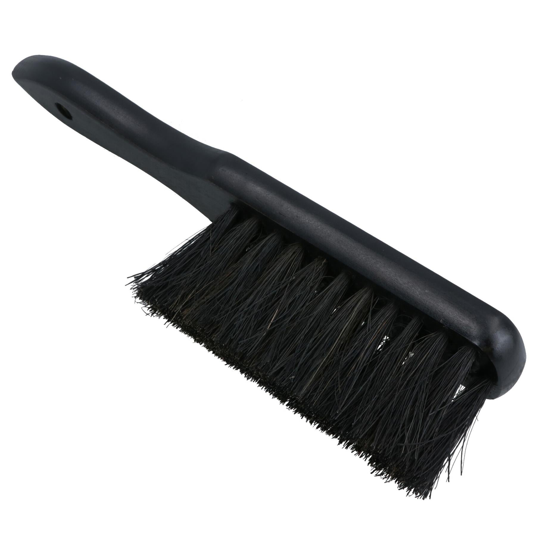 Black Hooded Bannister Dustpan and Brush Ash Carrier Fire Place Log Burner