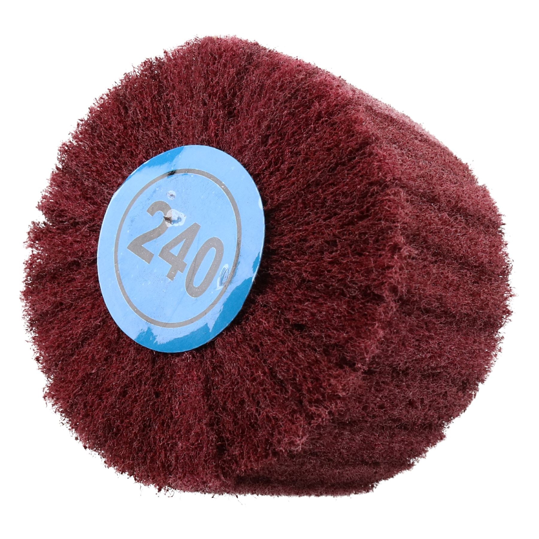 Zylinderförmiger Schleif- und Poliermopp, Breite 75 mm, Körnung 240, Schaft 6 mm
