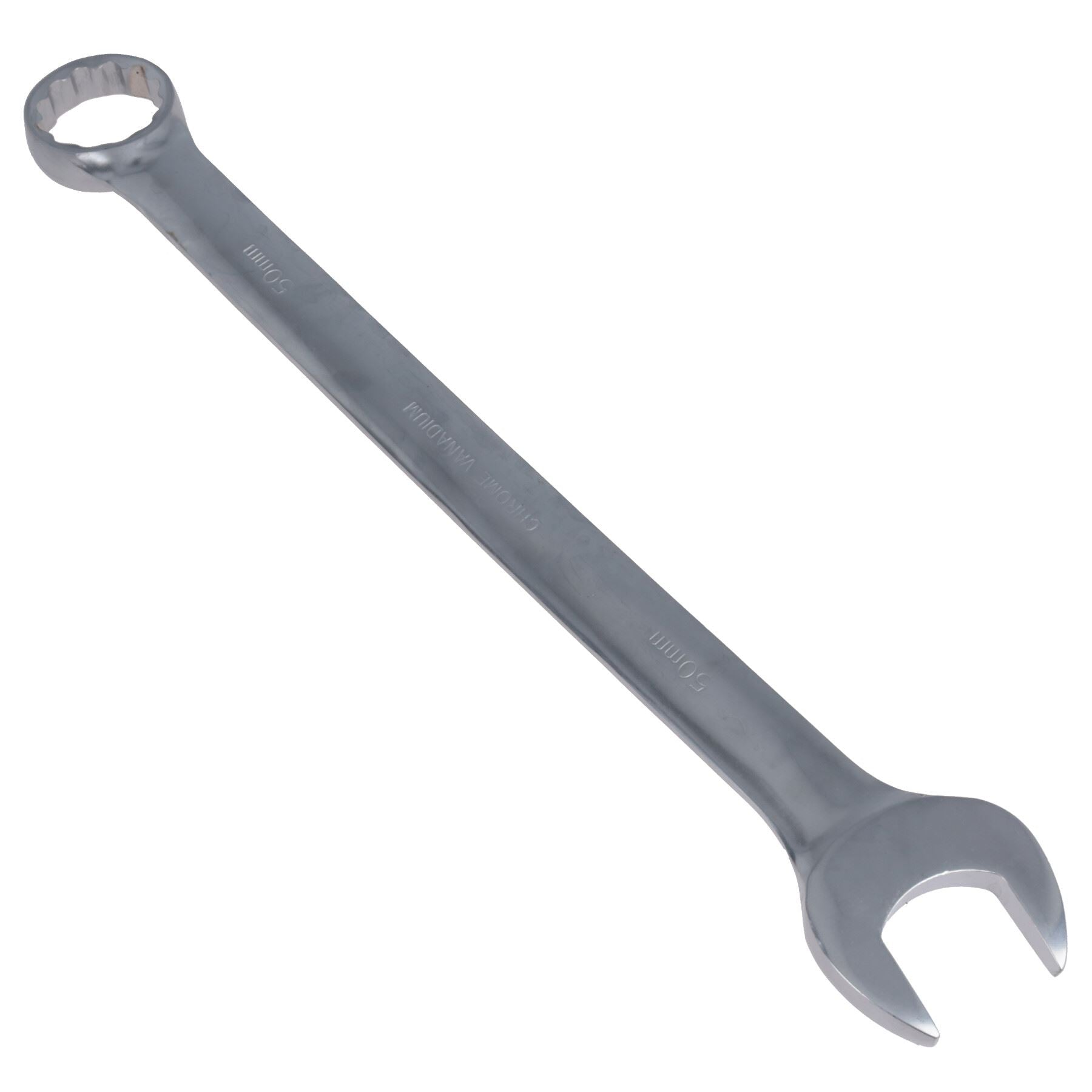 50mm Extra Large Metric Combination Spanner Wrench CRV Ring & Open TE783