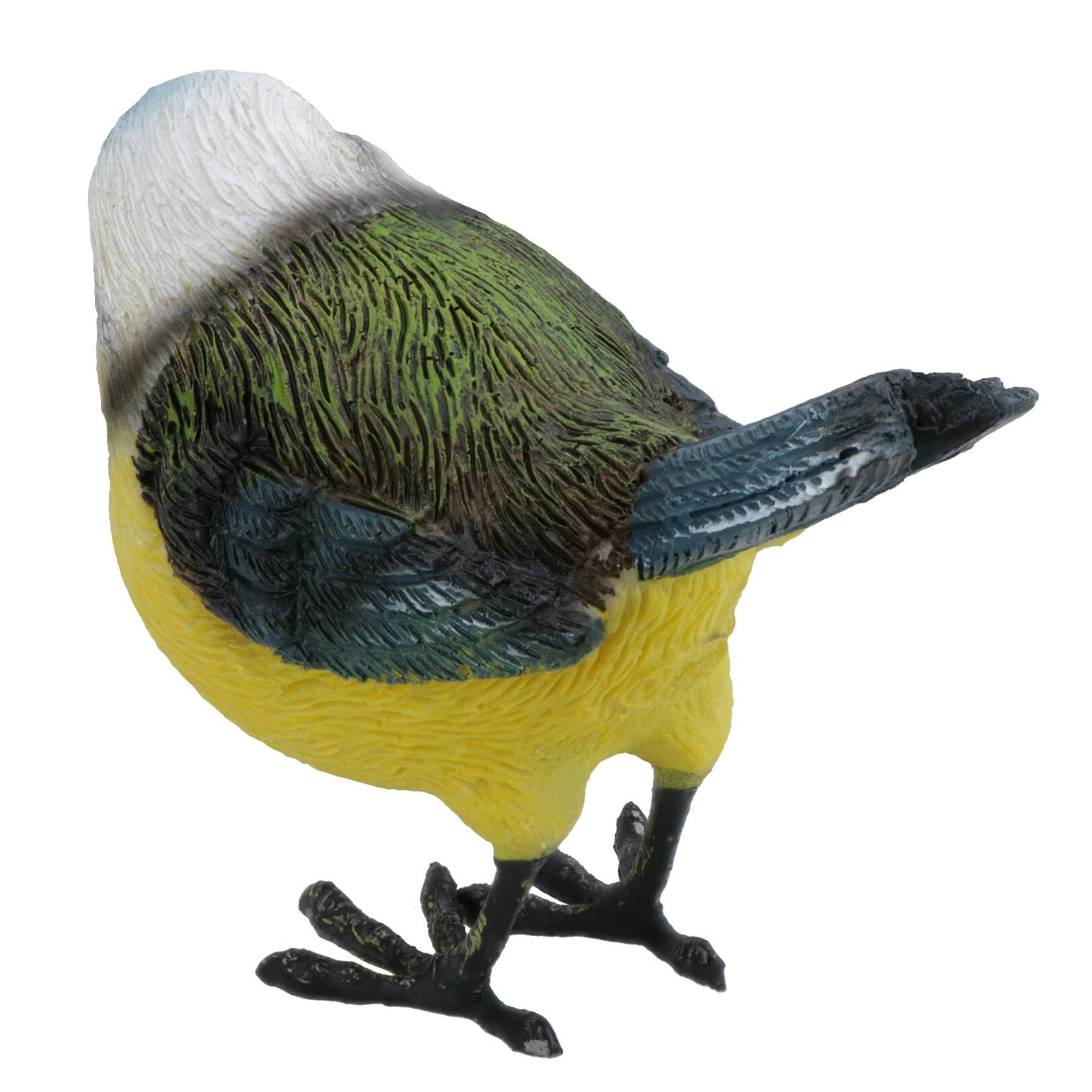 Blue Tit Garden Sculpture Ornament Statue Resin Decoration Animal Bird