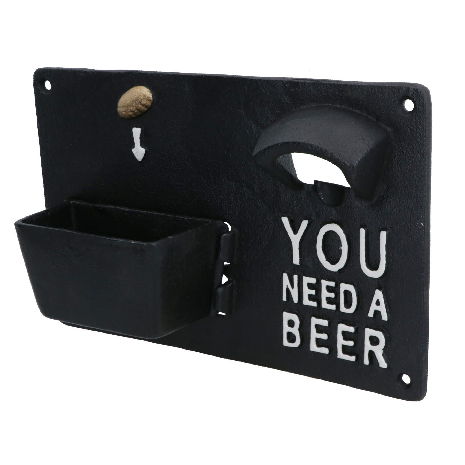 You Need A Beer Bottle Opener Beer Cast Iron Sign Gift Garage Door Shed Bar