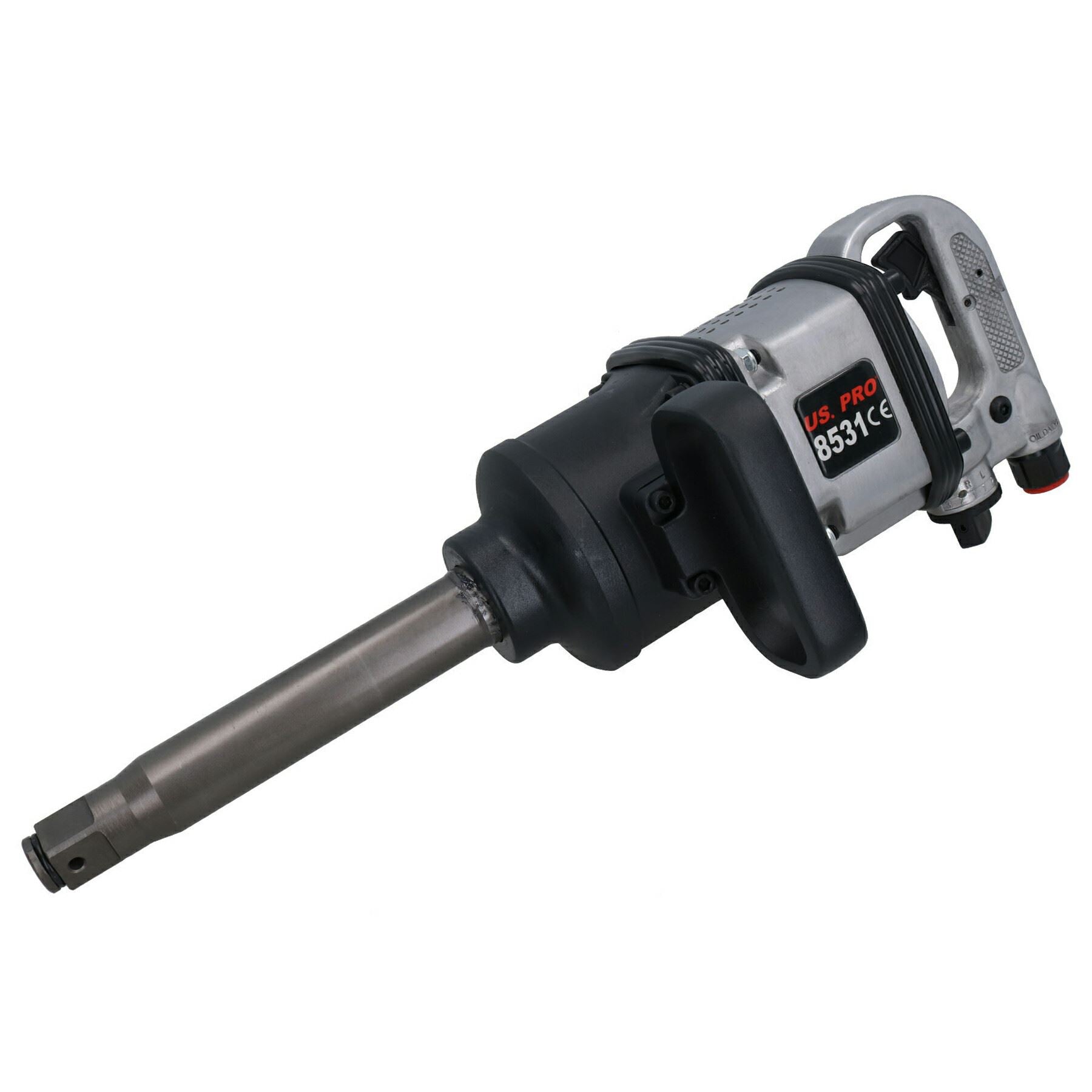 1" Drive Amboss Druckluft-Schlagschrauberpistole 2200Nm 12 Steckschlüsseleinsätze 24 – 41 mm + Verlängerungen