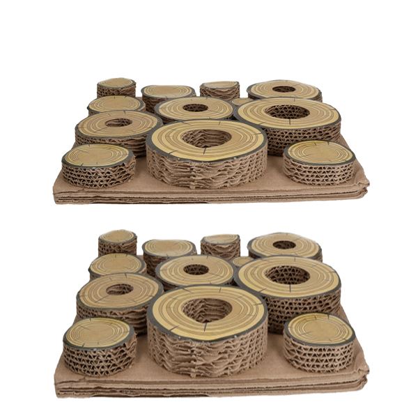 Petits animaux cochons Guniea Boredom Breaker Maze A Log Treat Challenge 30x30cm