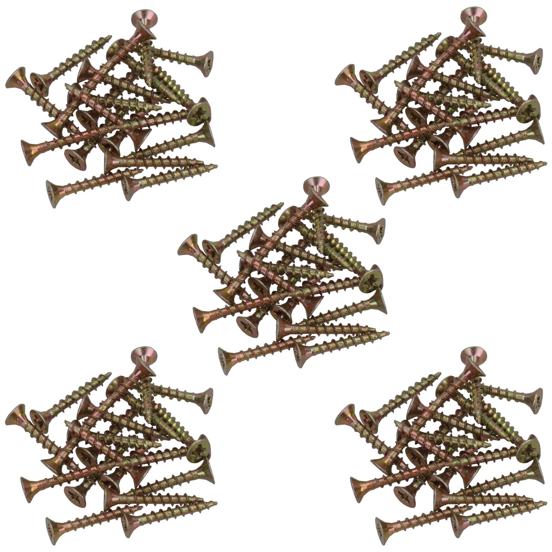 Vis à bois à tête fraisée 3,5 mm x 25 mm, empreinte PZ2