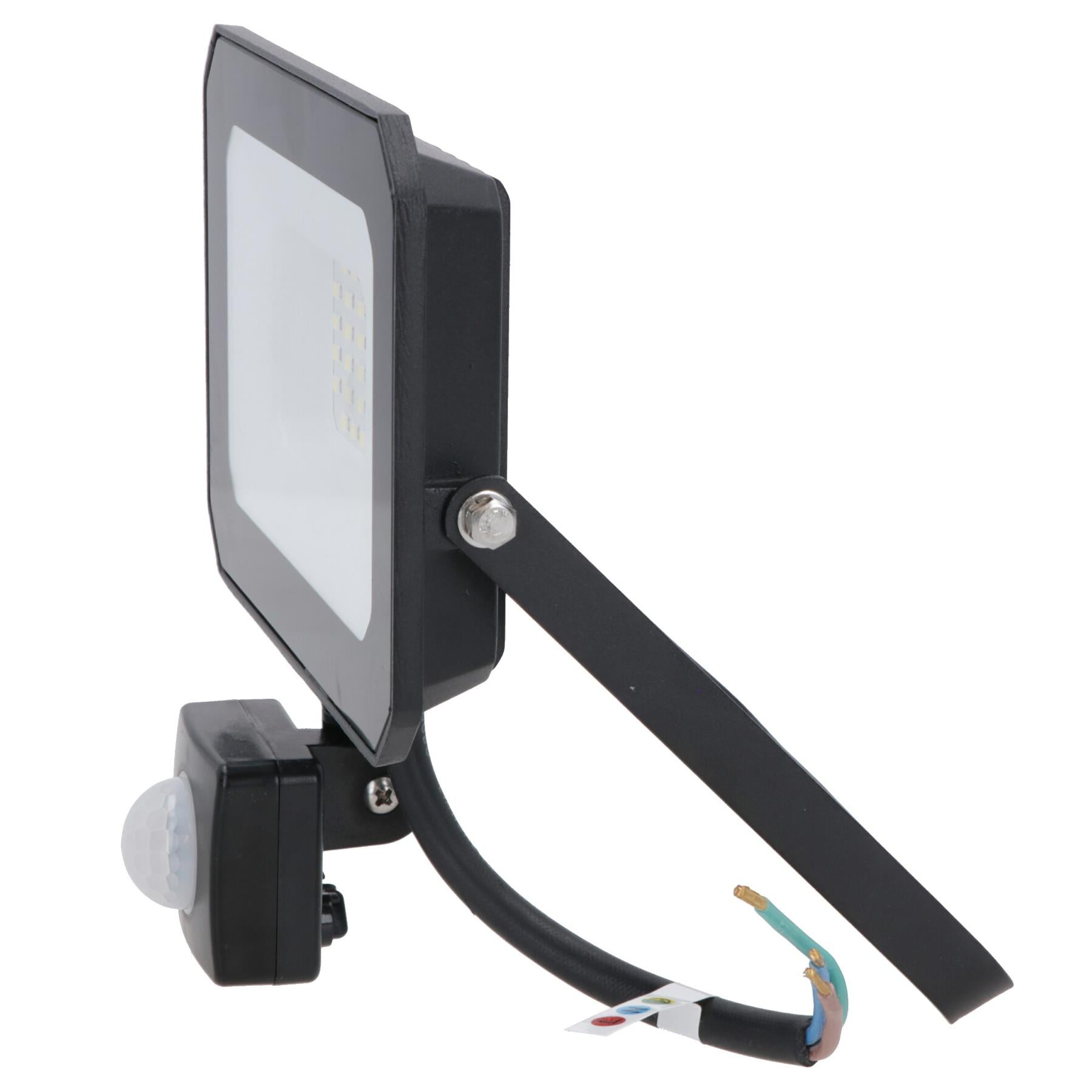 30 Watt LED Mini Floodlight With Sensor Lighting 2400 Lumens IP65 + Bracket