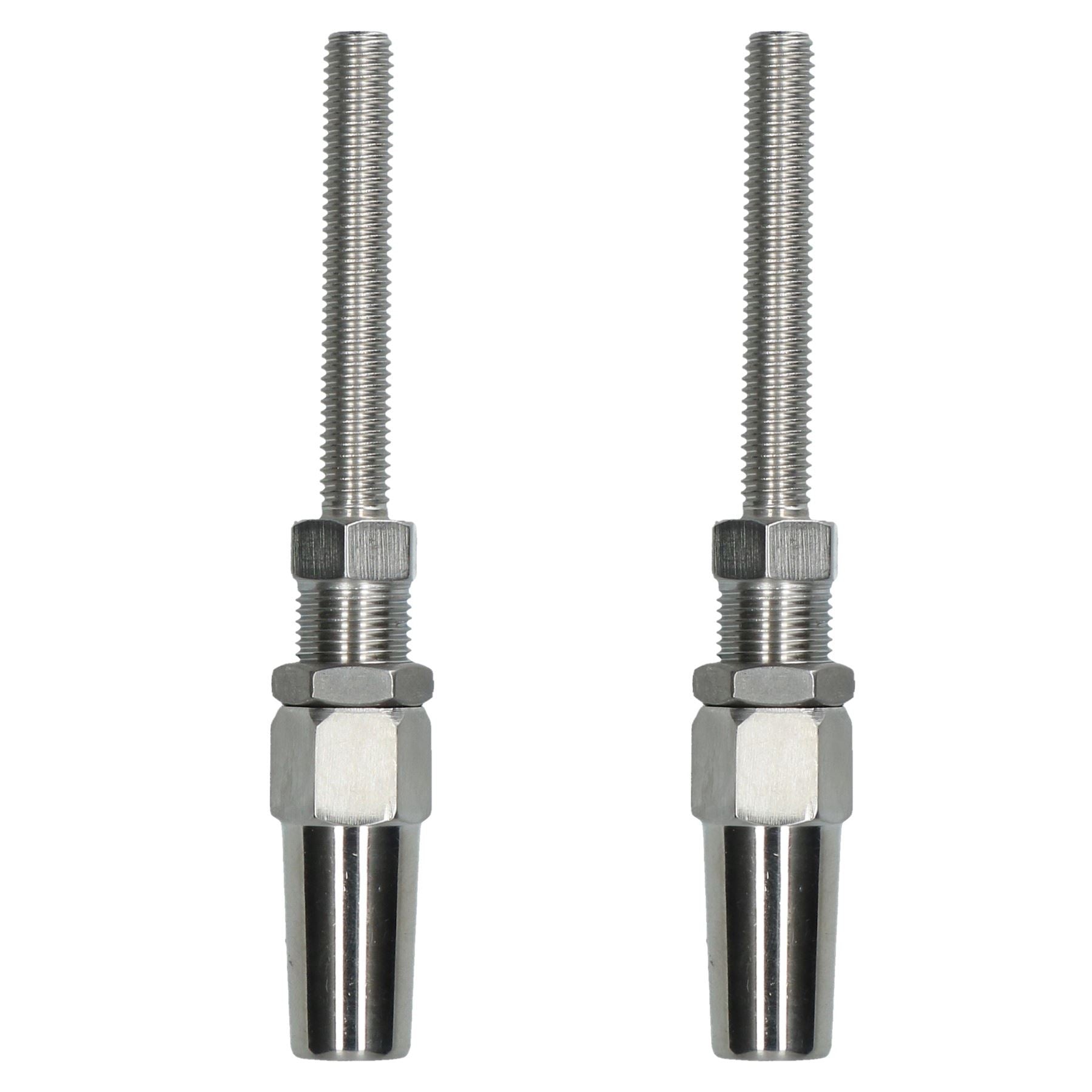 Raccord de câble métallique DIY Raccord d'extrémité de gréement sans emmanchement en acier inoxydable 316