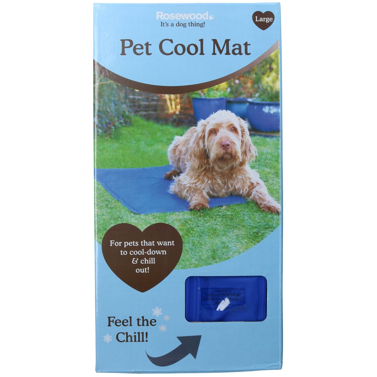 Large Pet Chill Pet Cooling Gel Mat Dog Cat Heat Relief Pad 70x91cm