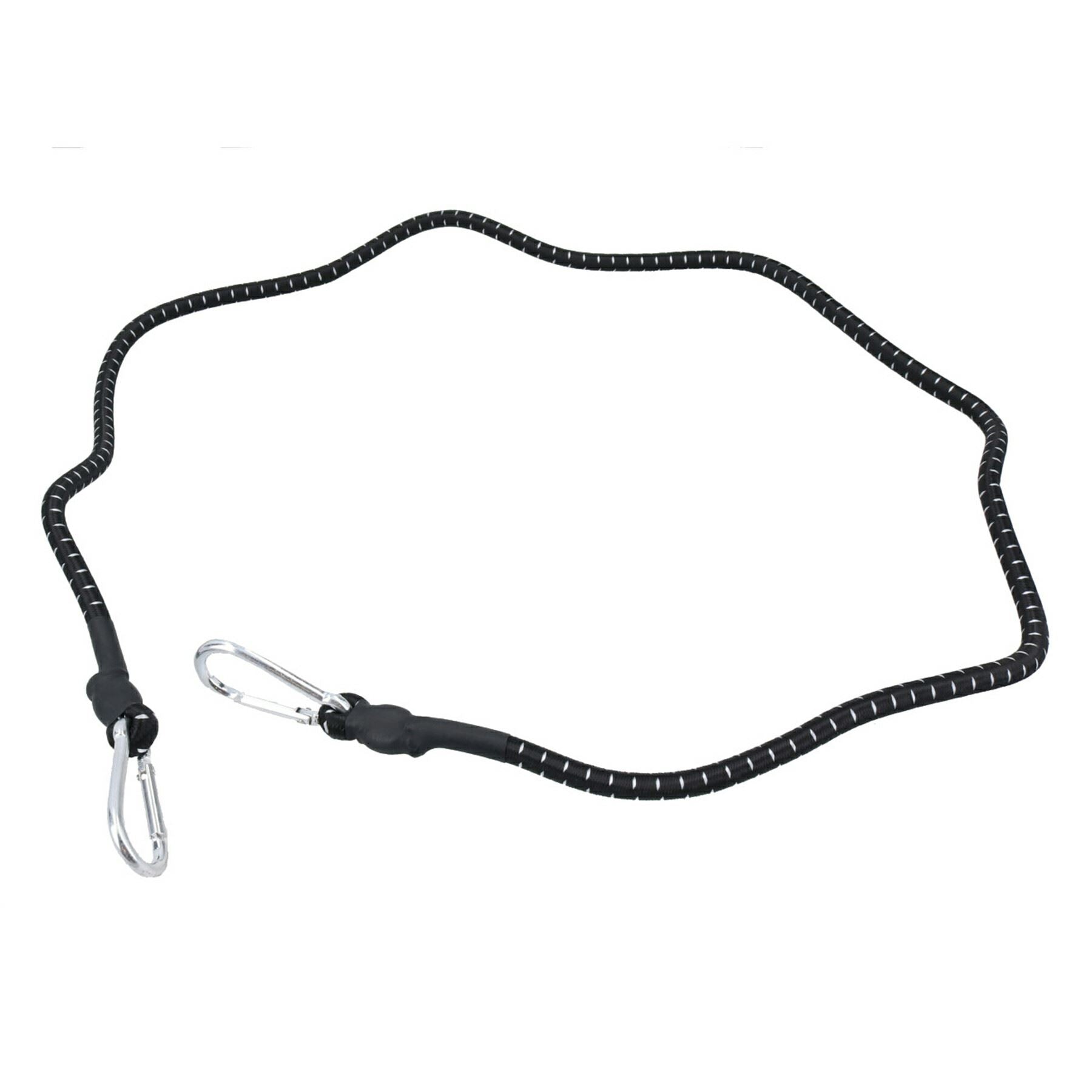 Sangle élastique de 60 po avec mousquetons en métal et support de fixation pour attache